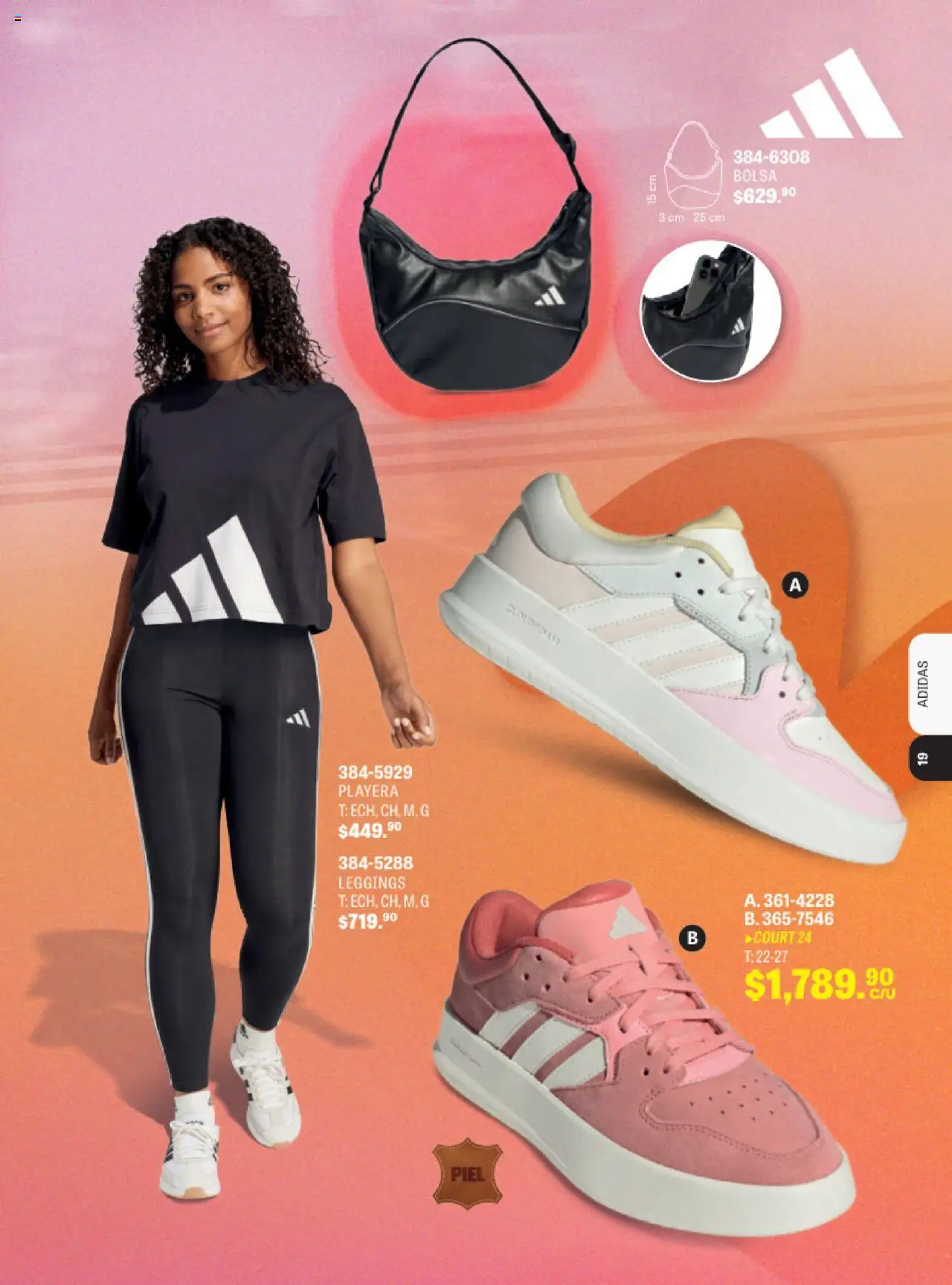 Nuevas ofertas de Andrea válidas en toda la República Mexicana desde el 13.08.2025. ¡Encuentra las mejores ofertas en Andrea - Catálogo Andrea Sport! | Página: 16 | Productos: Leggings, Bolsa, Playera