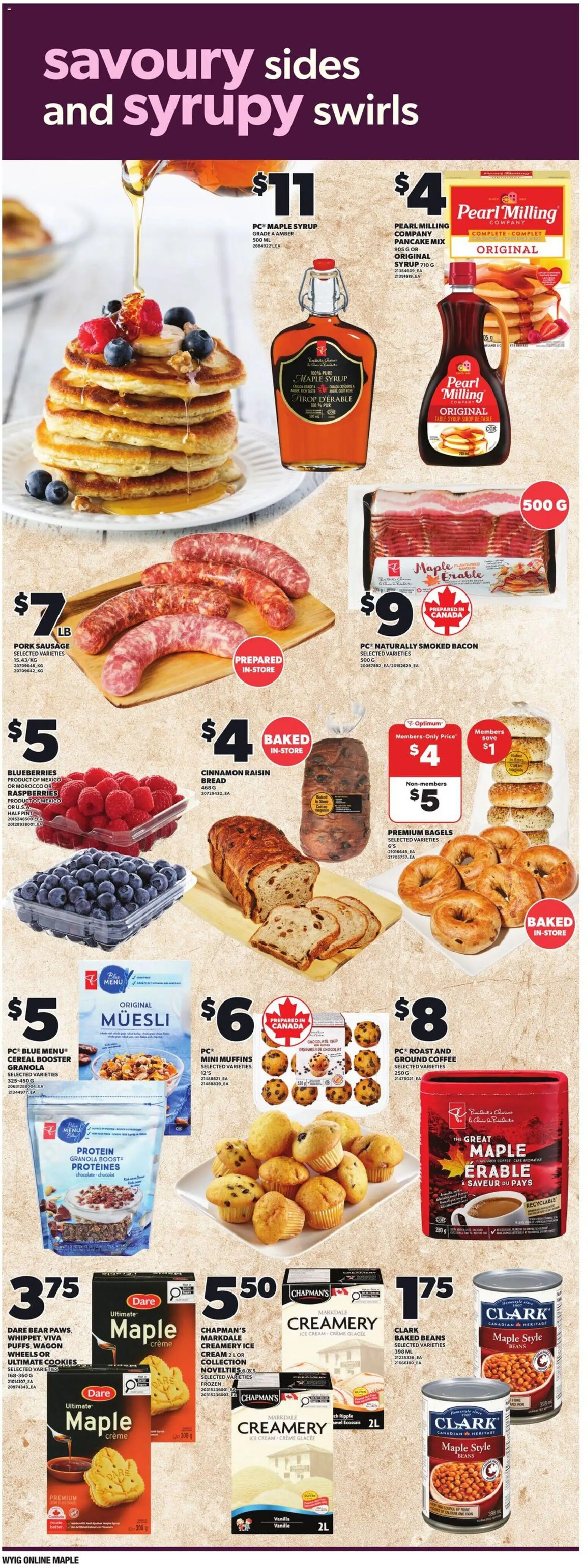 Loblaws flyer valid from 05.03.2026 | Page: 8 | Products: Cream, Table, Coffee, Chocolate