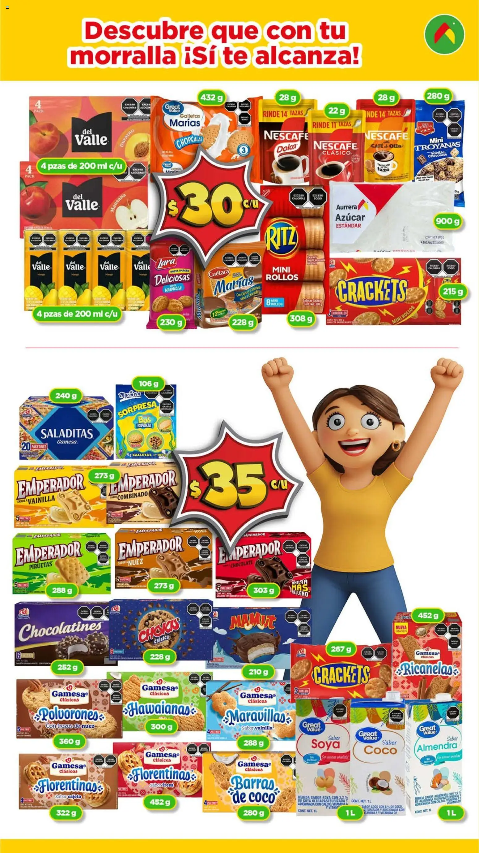 Nuevas ofertas de Bodega Aurrerá válidas en toda la República Mexicana desde el 11.02.2026. ¡Encuentra las mejores ofertas en Bodega Aurrerá folleto! | Página: 4 | Productos: Fresa, Azúcar, Nuez, Olla