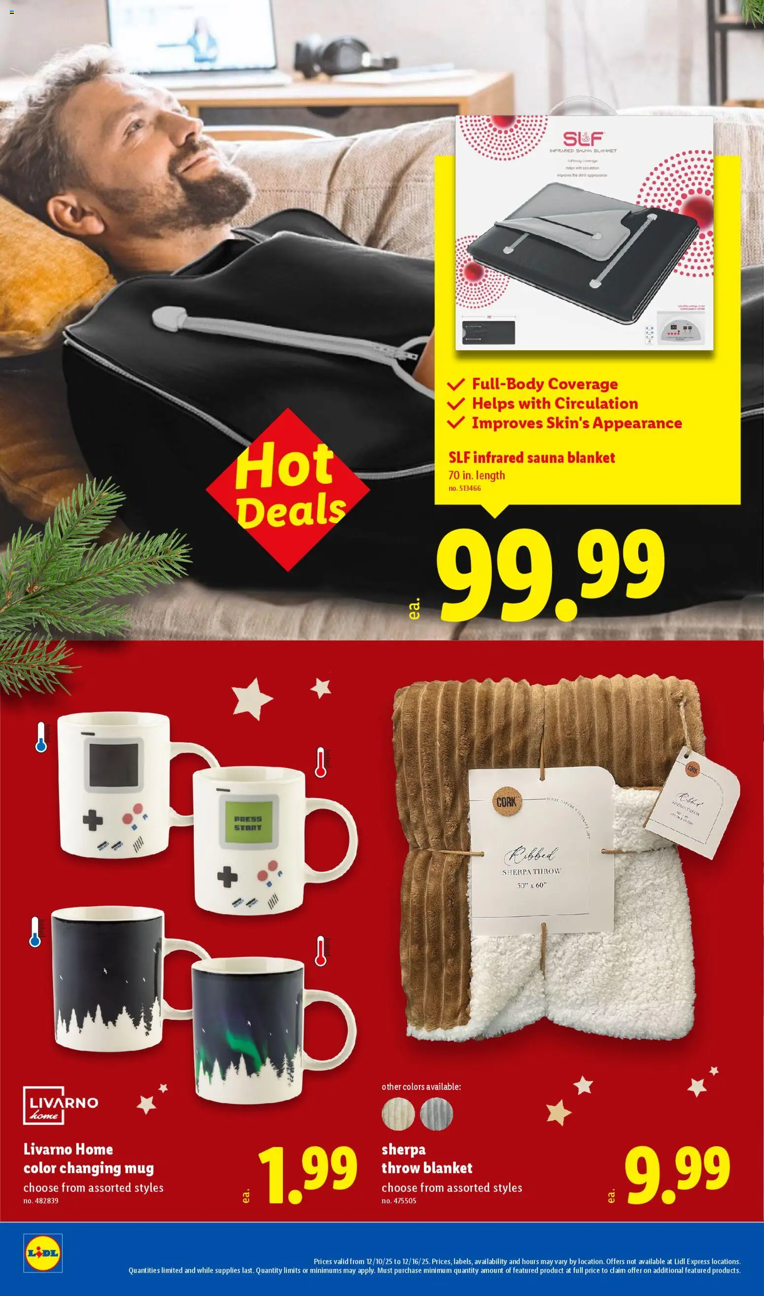 Lidl Weekly Ad - valid from 10.12.2025 | Page: 36 | Products: Press, Blanket