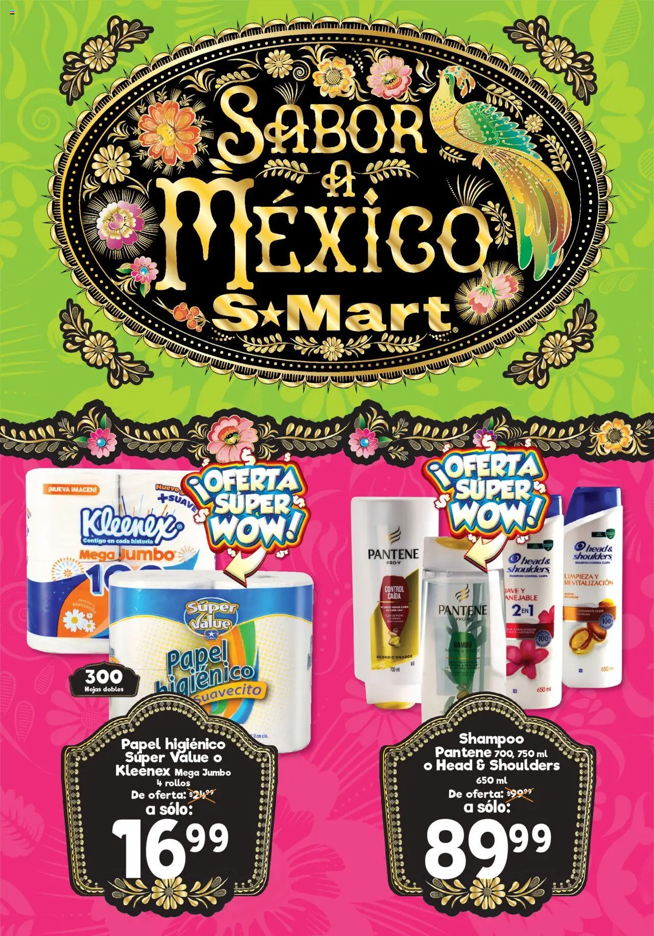 Nuevas ofertas de S-Mart válidas en toda la República Mexicana desde el 12.08.2025. ¡Encuentra las mejores ofertas en S-Mart - Folleto - Juarez! | Página: 3 | Productos: Aceite, Papel higiénico, Acondicionador