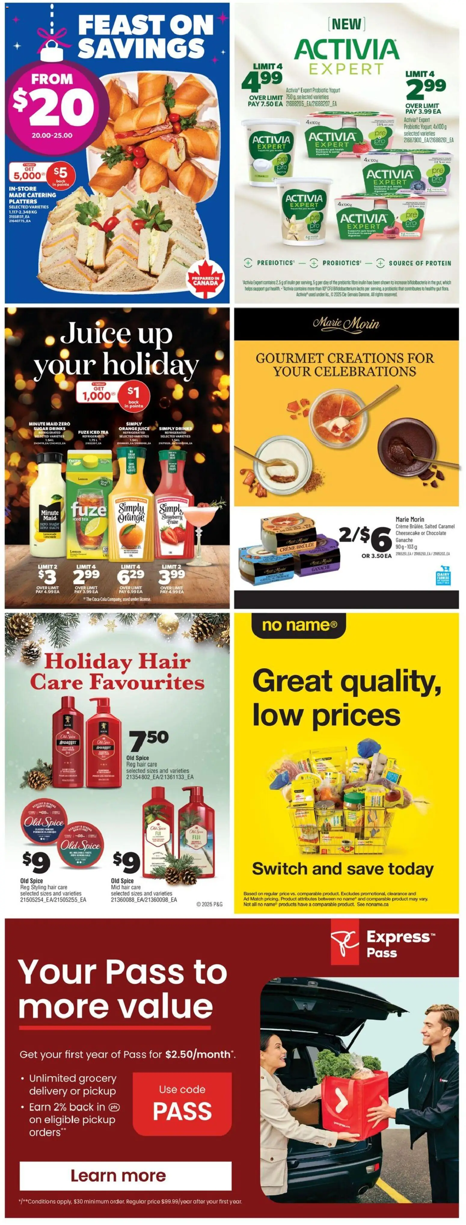 Real Canadian Superstore flyer valid from 18.12.2025 | Page: 31 | Products: Tea, Yogurt, Chocolate, Juice