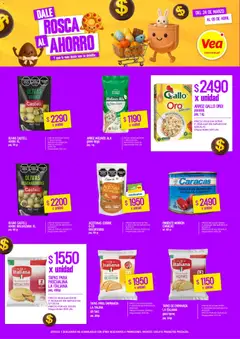 Vista previa Vea - Oferta Especial Pascuas | Buenos Aires, Chubut y Córdoba válido desde el 24.03.2026 | Página: 8 | Productos: Horno, Tapas para empanada, Aceitunas, Arroz