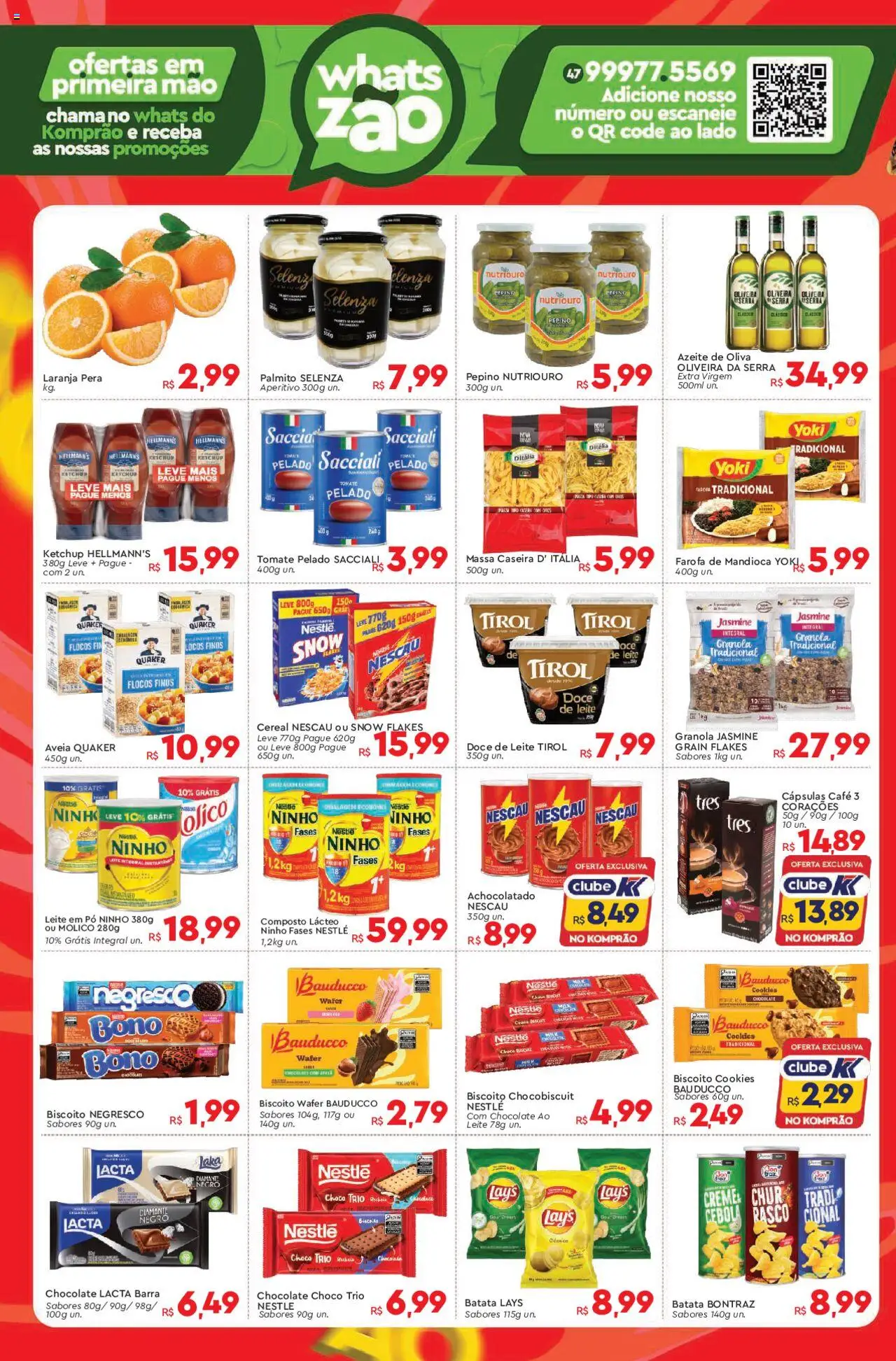 Komprao Atacadista Folheto - válido de 26.07.2025 | Página: 2 | Produtos: Pera, Biscoito, Leite, Farofa