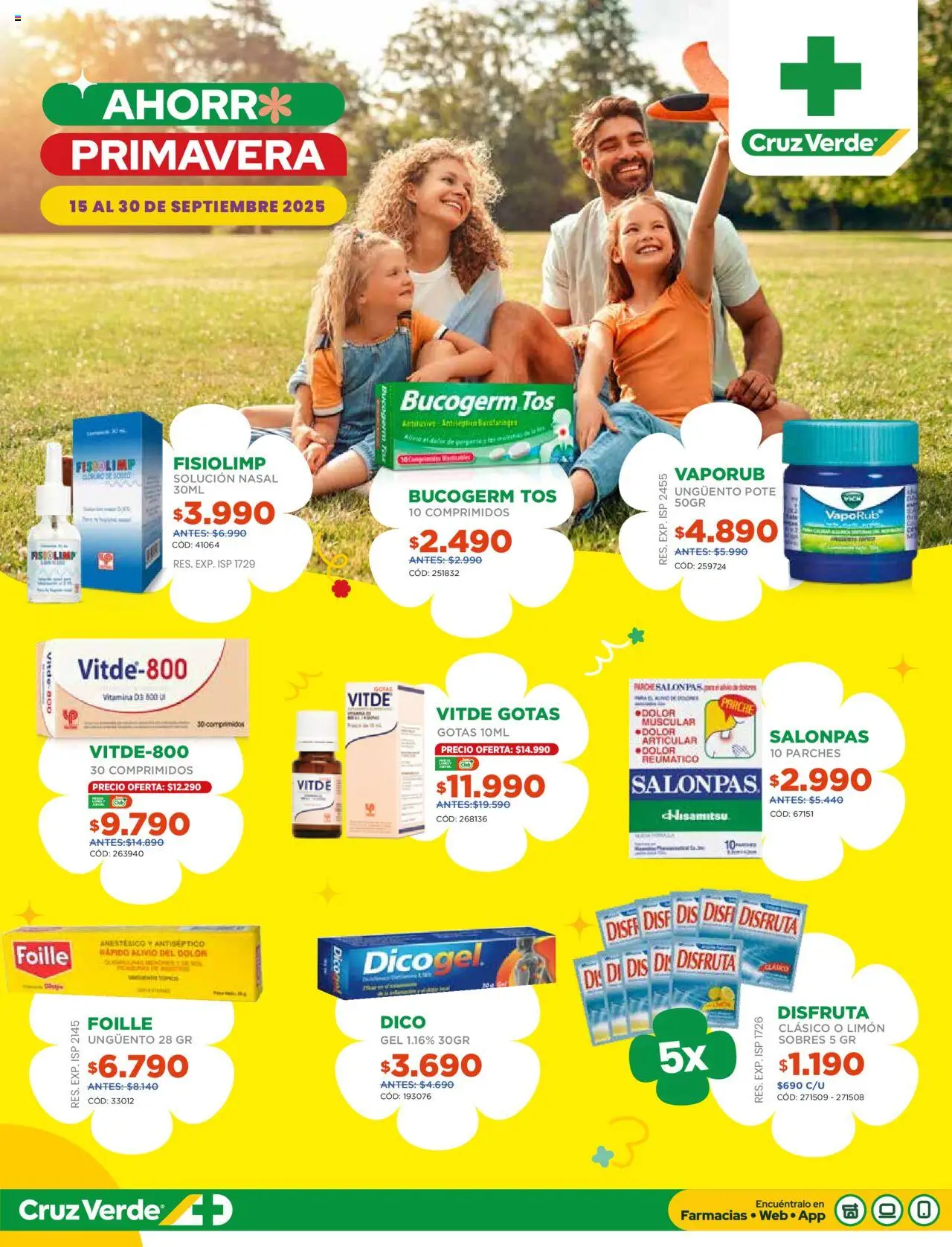 Flyer Ofertas Segunda Quincena Cruz Verde │ válido desde el 15.09.2025 | Página: 1 | Productos: Limón