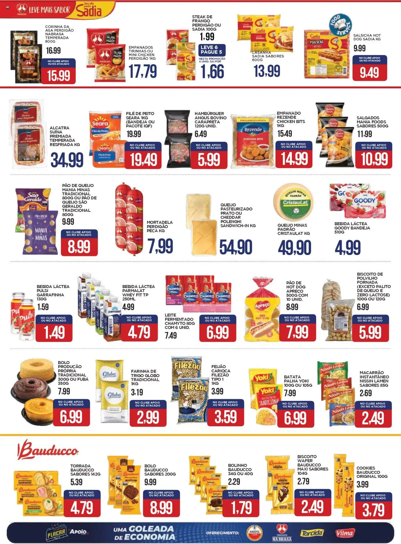 Apoio Mineiro Folheto - válido de 28.07.2025 | Página: 2 | Produtos: Leite, Mortadela, Bandeja, Frango
