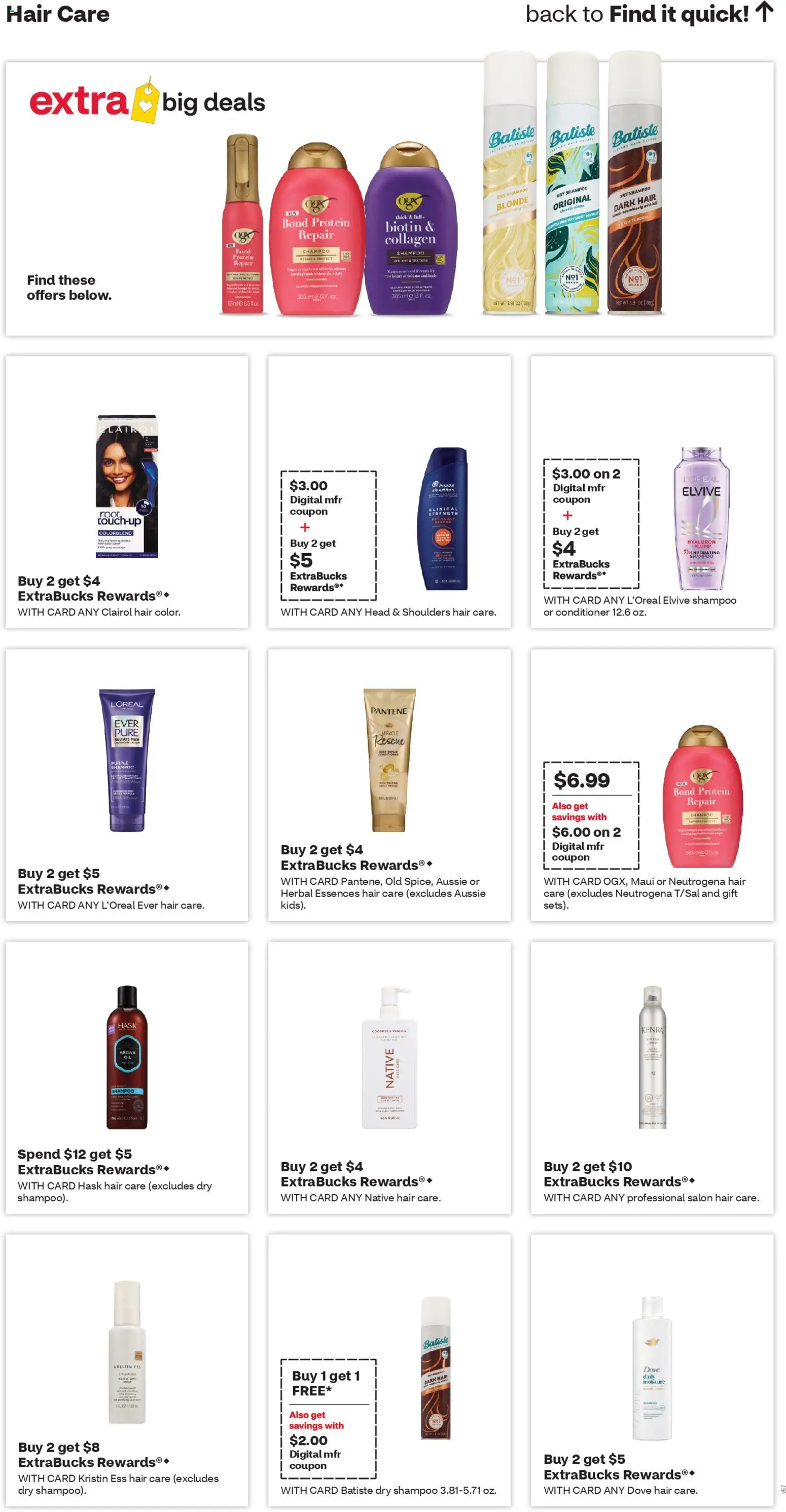 CVS Pharmacy Weekly Ad - WA - valid from 21.12.2025 | Page: 13 | Products: Biotin, Shampoo, Conditioner