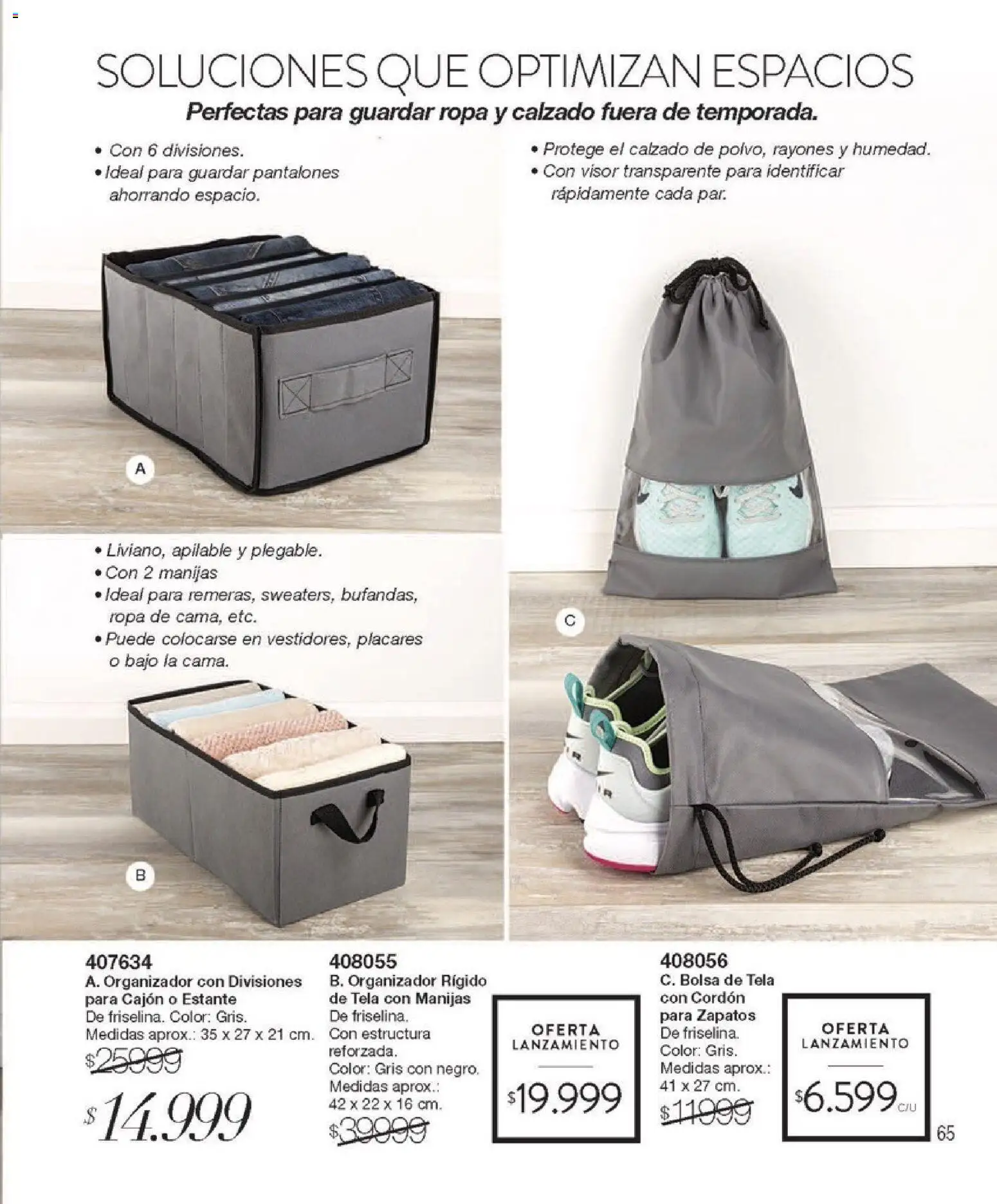 Violetta - Violetta Cosméticos │ válido desde el 18.03.2026 | Página: 65 | Productos: Organizador, Zapatos, Ropa, Pantalones