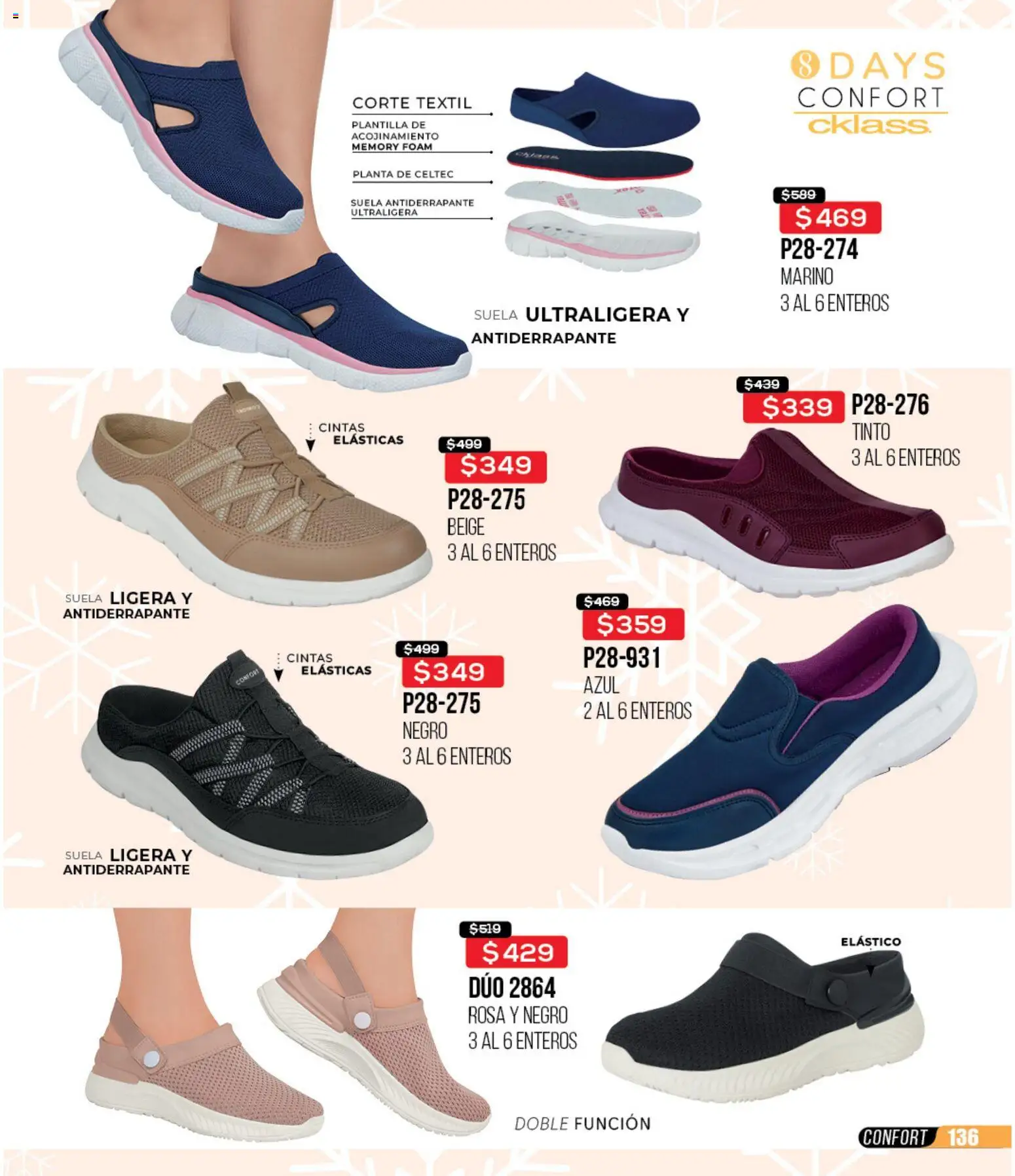 Nuevas ofertas de Cklass válidas en toda la República Mexicana desde el 30.11.2025. ¡Encuentra las mejores ofertas en Cklass catálogo Rebajas Navideñas Ropa! | Página: 394 | Productos: Planta