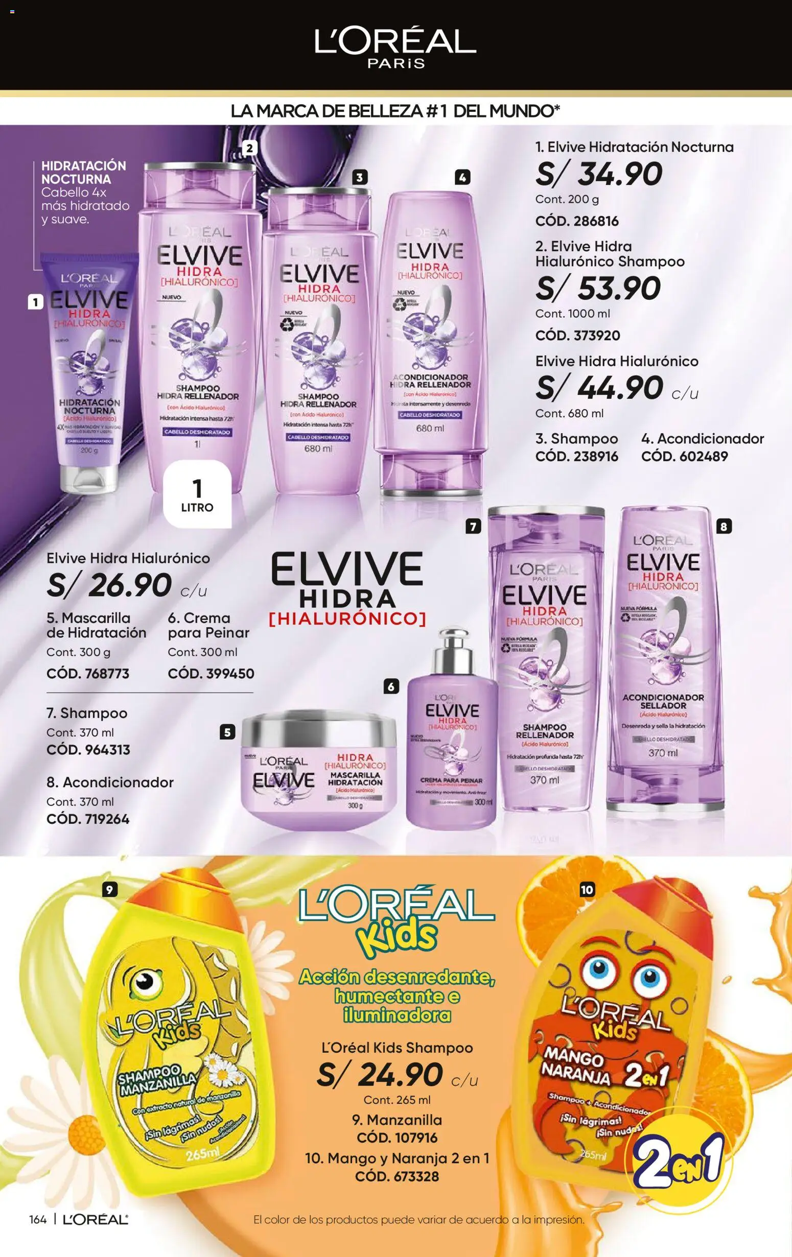 Catálogo Azzorti válido desde 07.01.2026 | Página: 167 | Productos: Shampoo, Acondicionador, Crema