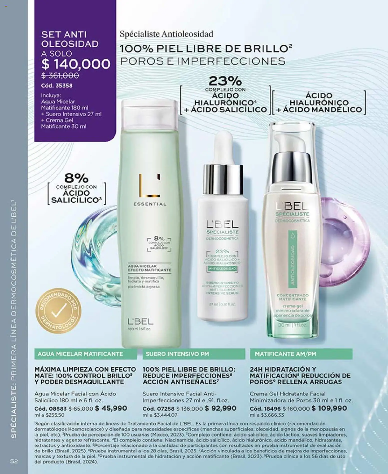 L'Bel revista - valida desde el 03.04.2026 | Página: 52 | Productos: Crema, Serum, Brillo, Desmaquillante