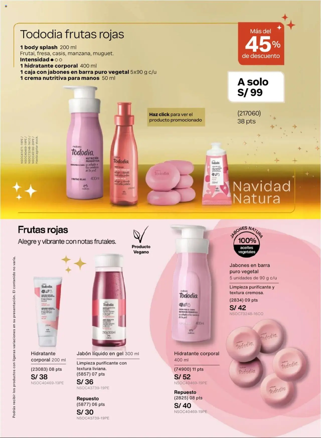 Catálogo Natura válido desde 03.10.2025 | Página: 136 | Productos: Jabón, Caja, Crema