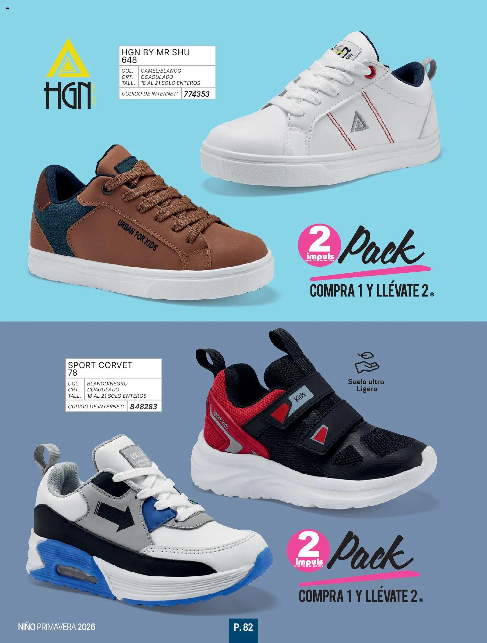 Nuevas ofertas de Impuls válidas en toda la República Mexicana desde el 01.01.2026. ¡Encuentra las mejores ofertas en Impuls catálogo Niño! | Página: 84