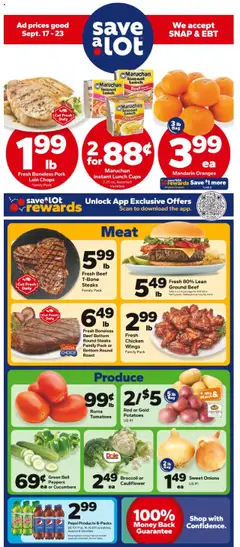 Preview of Save a Lot weekly ads valid from 17.09.2025