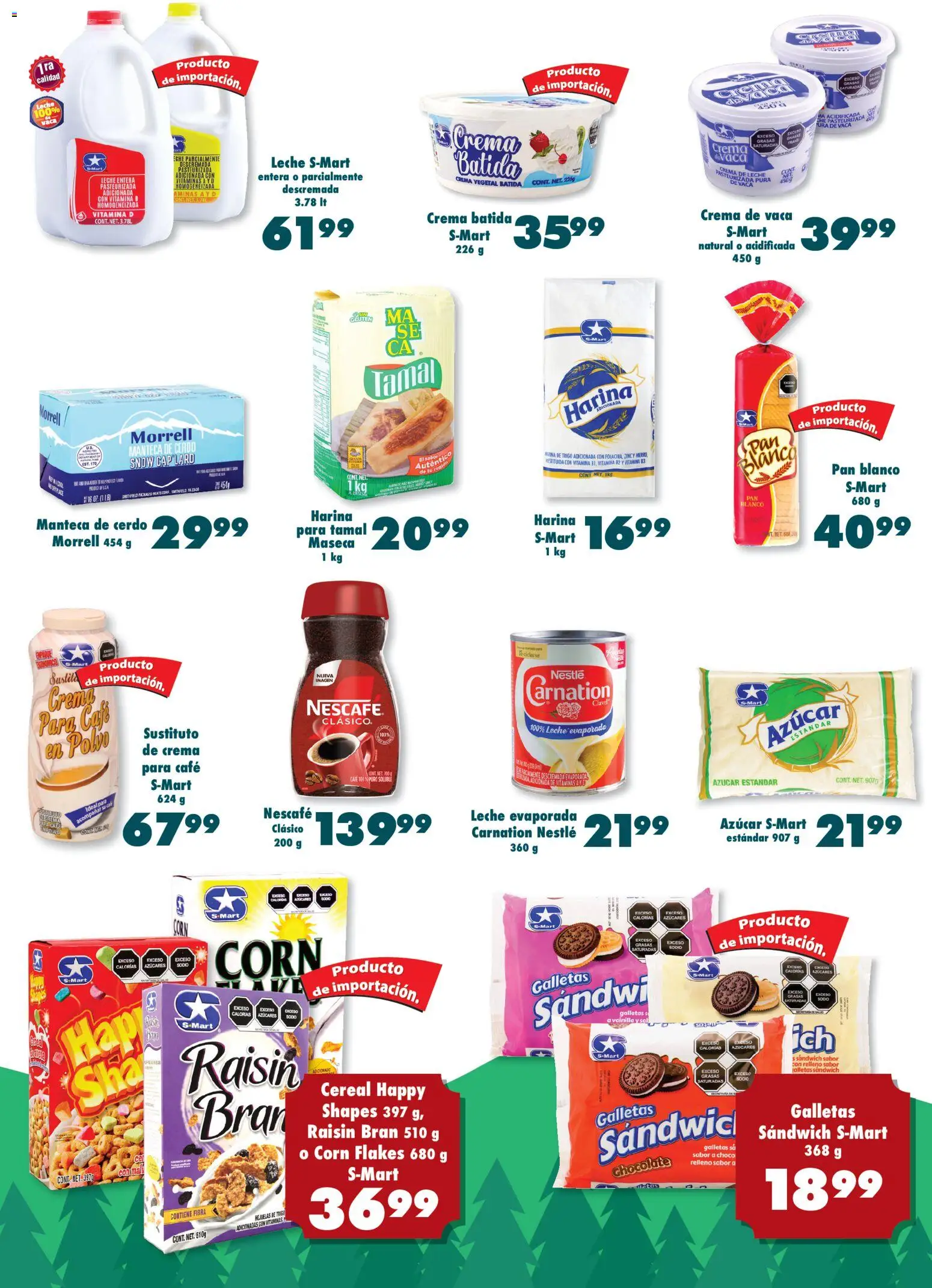 Nuevas ofertas de S-Mart válidas en toda la República Mexicana desde el 02.12.2025. ¡Encuentra las mejores ofertas en S-Mart folleto Juárez! | Página: 5 | Productos: Harina, Galletas, Hojuelas, Mate