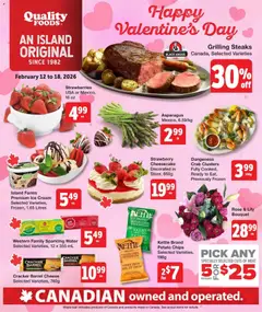 Preview of Quality Foods weekly flyer / circulaire from shop Quality Foods valid from 12.02.2026