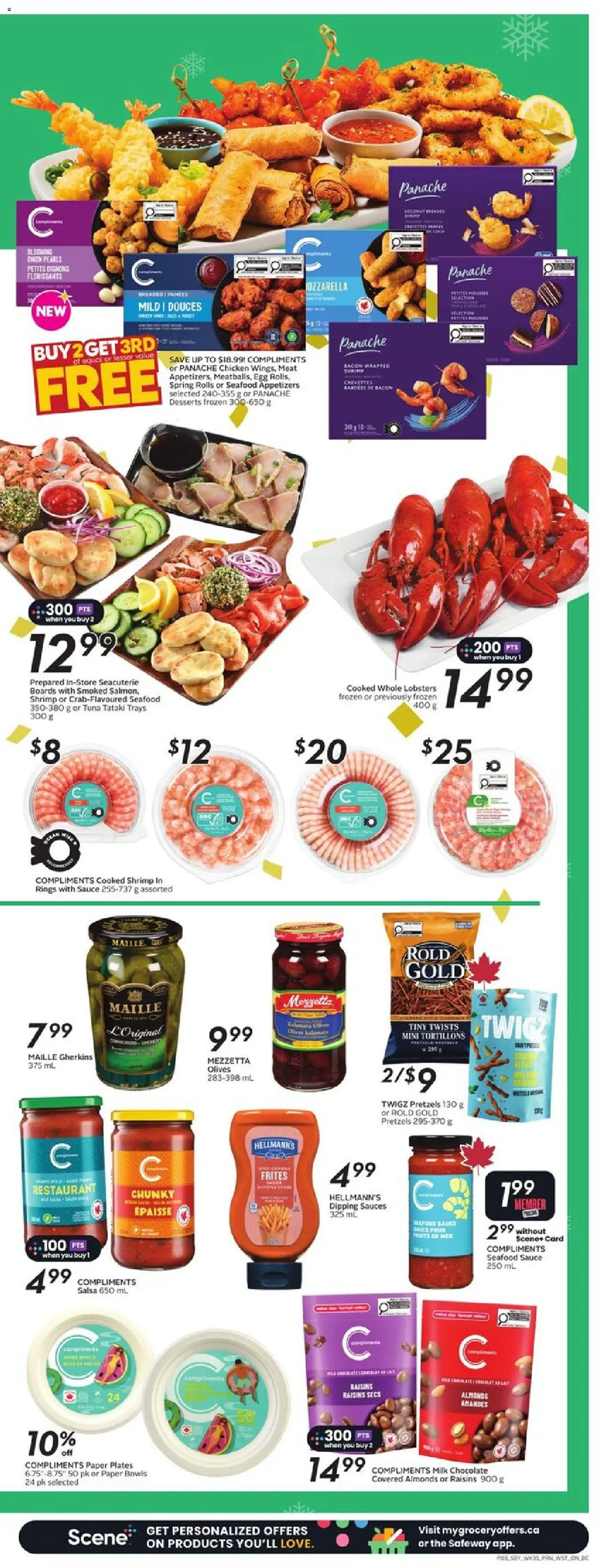 Safeway flyer valid from 25.12.2025 | Page: 6 | Products: Milk, Chocolate, Juice, Chicken