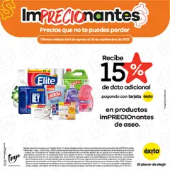 Éxito - Catálogo -  Vista previa de la revista de la tienda Éxito valido desde el 01.08.2025