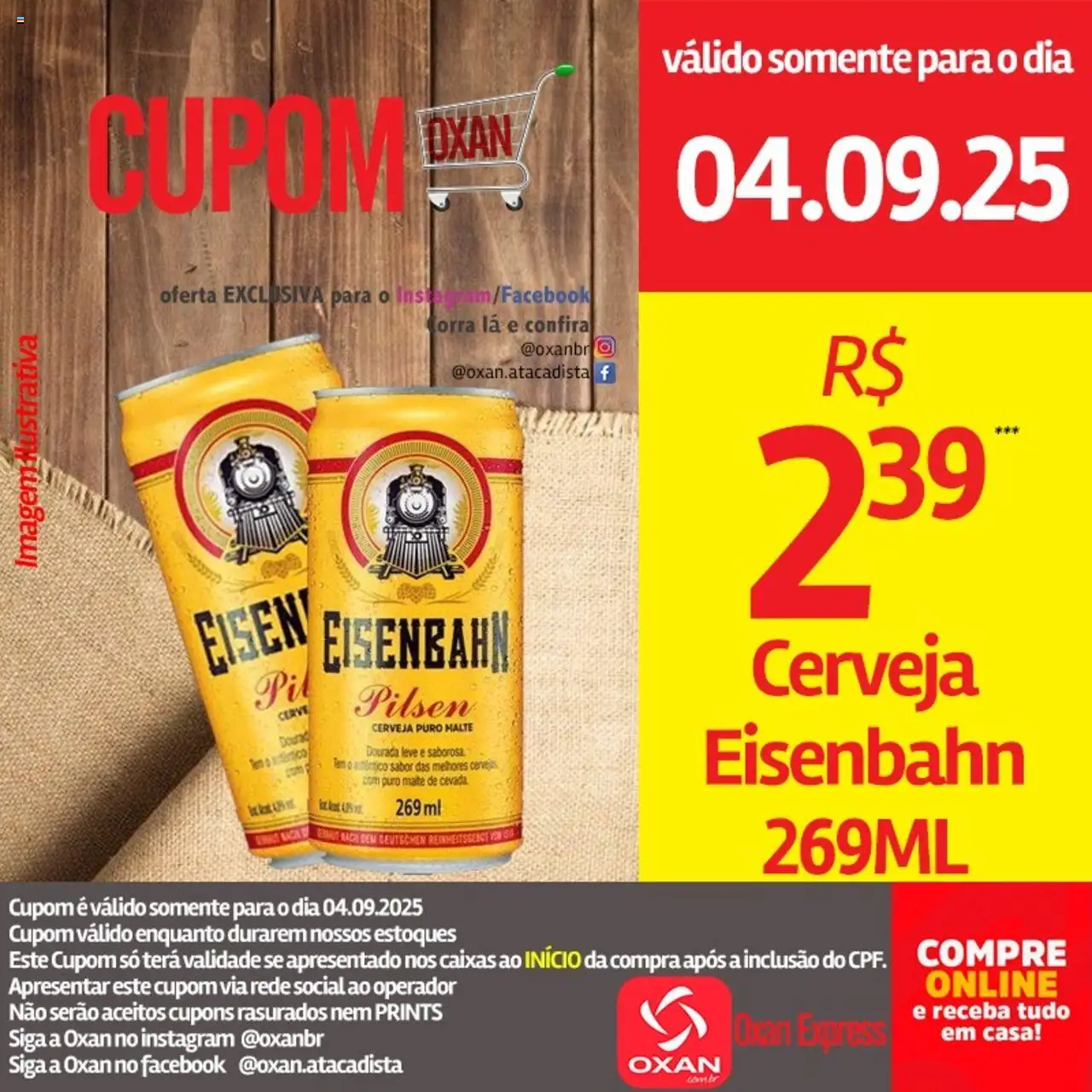 Oxan Atacadista Folheto - válido de 04.09.2025 | Página: 16 | Produtos: Eisenbahn, Cerveja