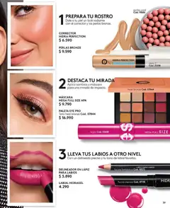 Catálogo Ésika Campaña 1 válido desde el 01.01.2026 | Página: 39 | Productos: Máscara, Delineador, Corrector, Labial