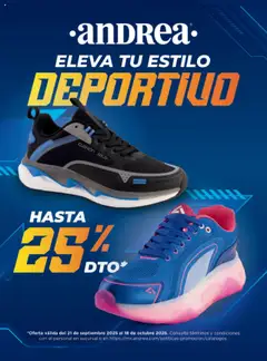 Vista previa de Andrea - Catálogo Eleva tu estilo deportivo , nuevo folleto de la tienda, válido en México a partir del 21.09.2025