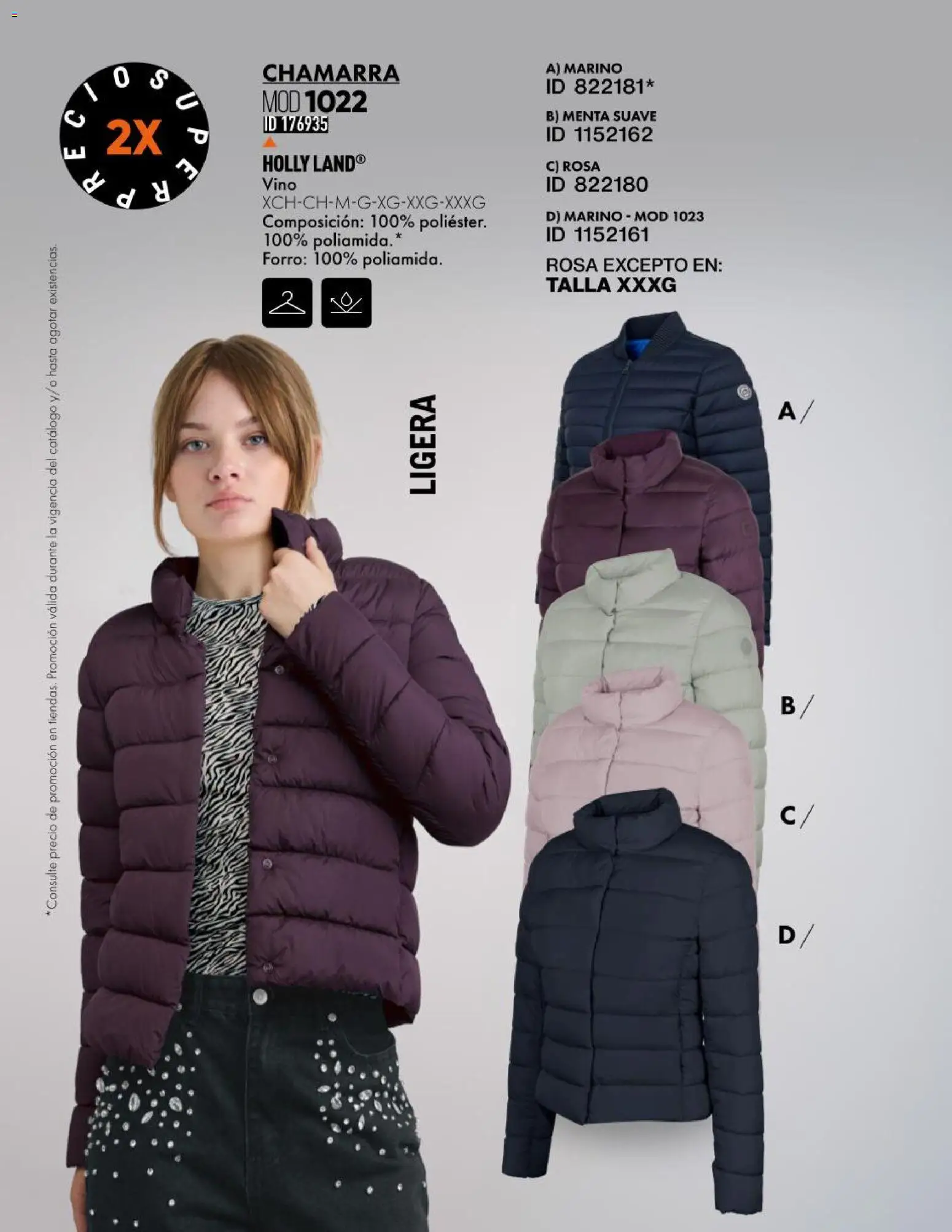 Nuevas ofertas de Price Shoes válidas en toda la República Mexicana desde el 03.11.2025. ¡Encuentra las mejores ofertas en Price Shoes catálogo Abrigador! | Página: 58 | Productos: Chamarra, Vino