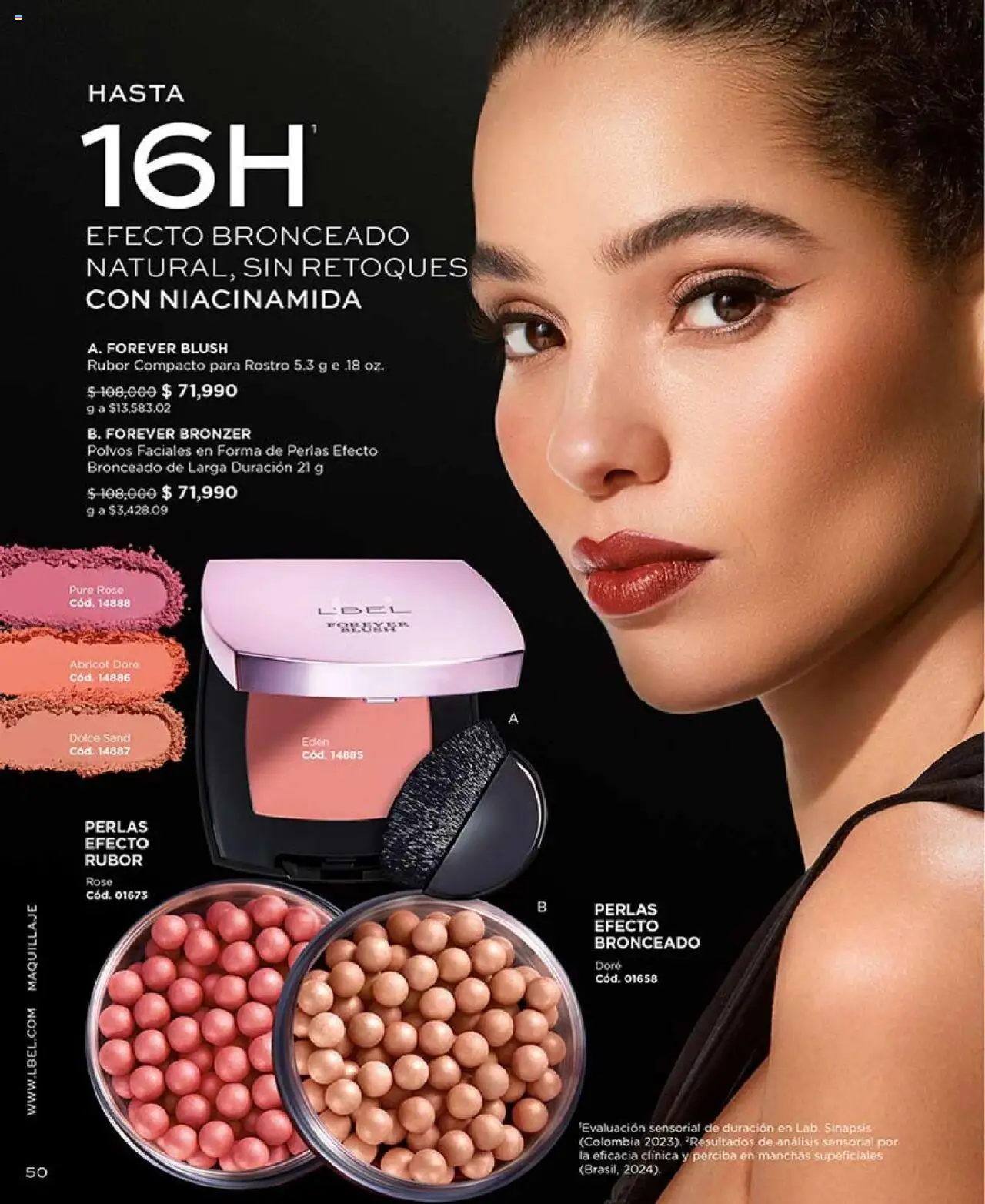 L'Bel revista - valida desde el 27.05.2025 | Página: 50 | Productos: Rubor, Maquillaje