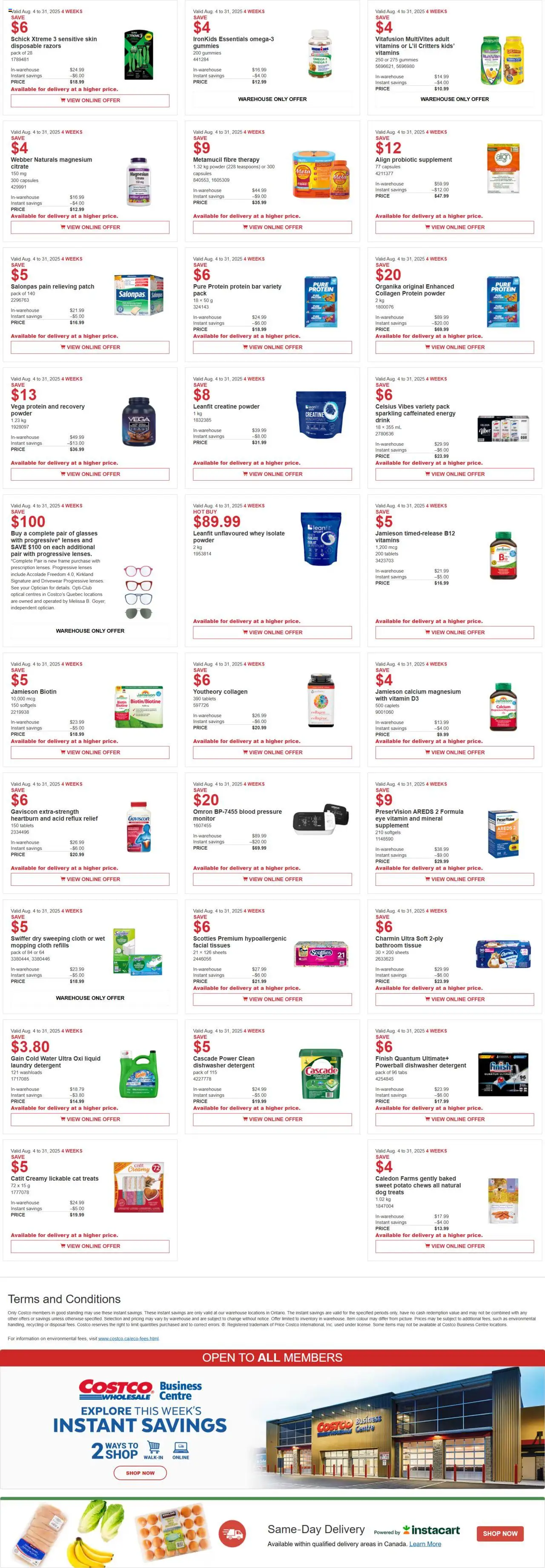 Costco flyer valid from 04.08.2025 | Page: 3
