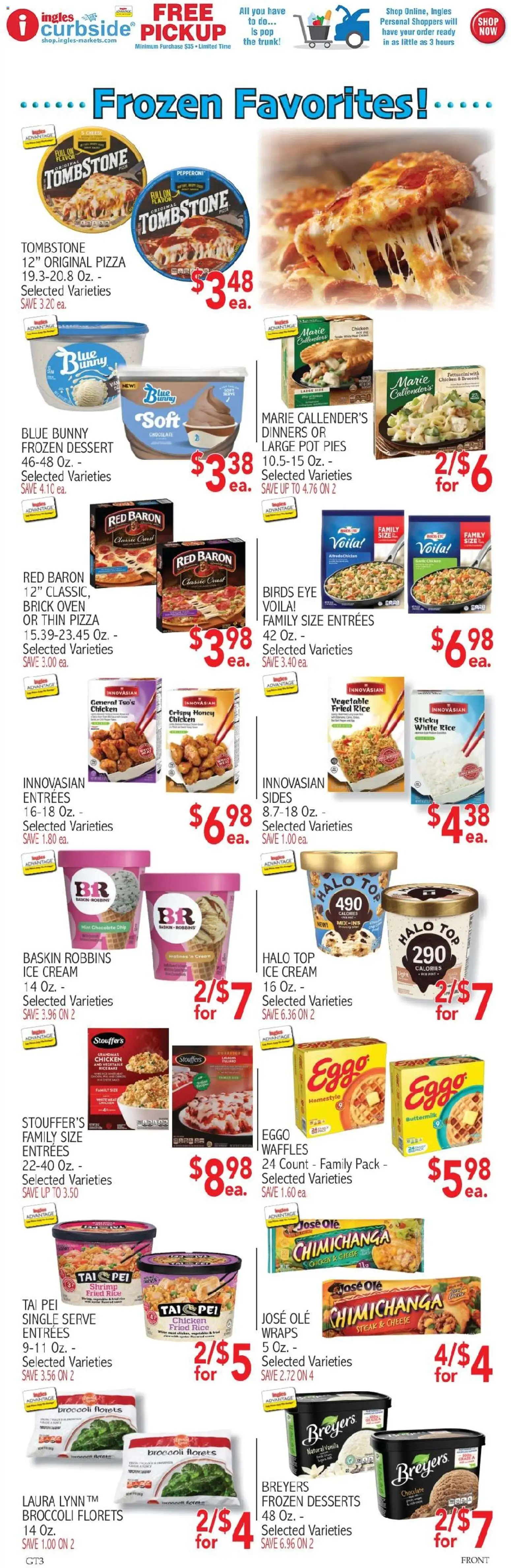 Ingles Weekly Ad - valid from 29.04.2026 | Page: 7 | Products: Wine, Ice cream, Sauce, Hat