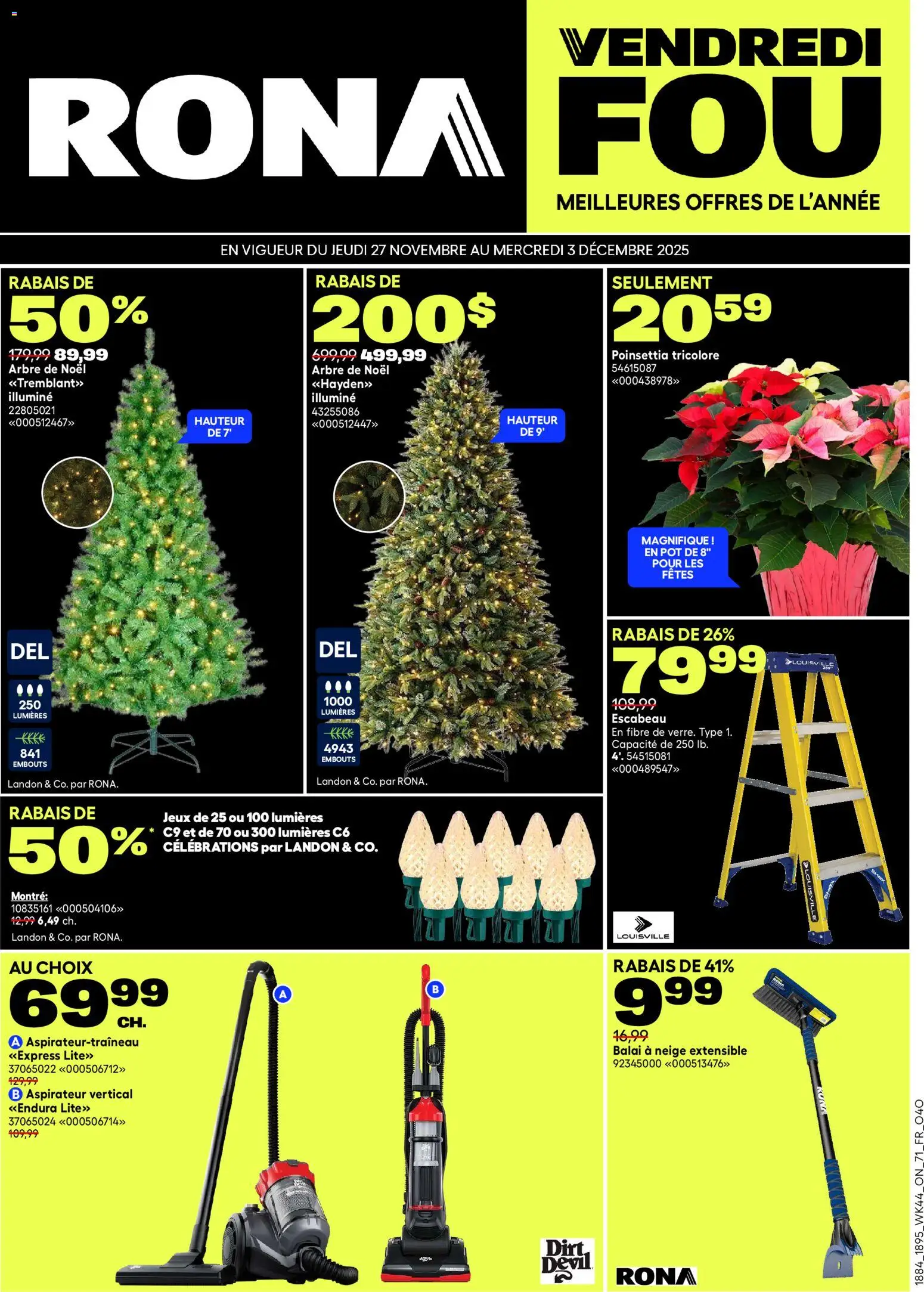 Rona flyer valid from 27.11.2025 | Page: 1