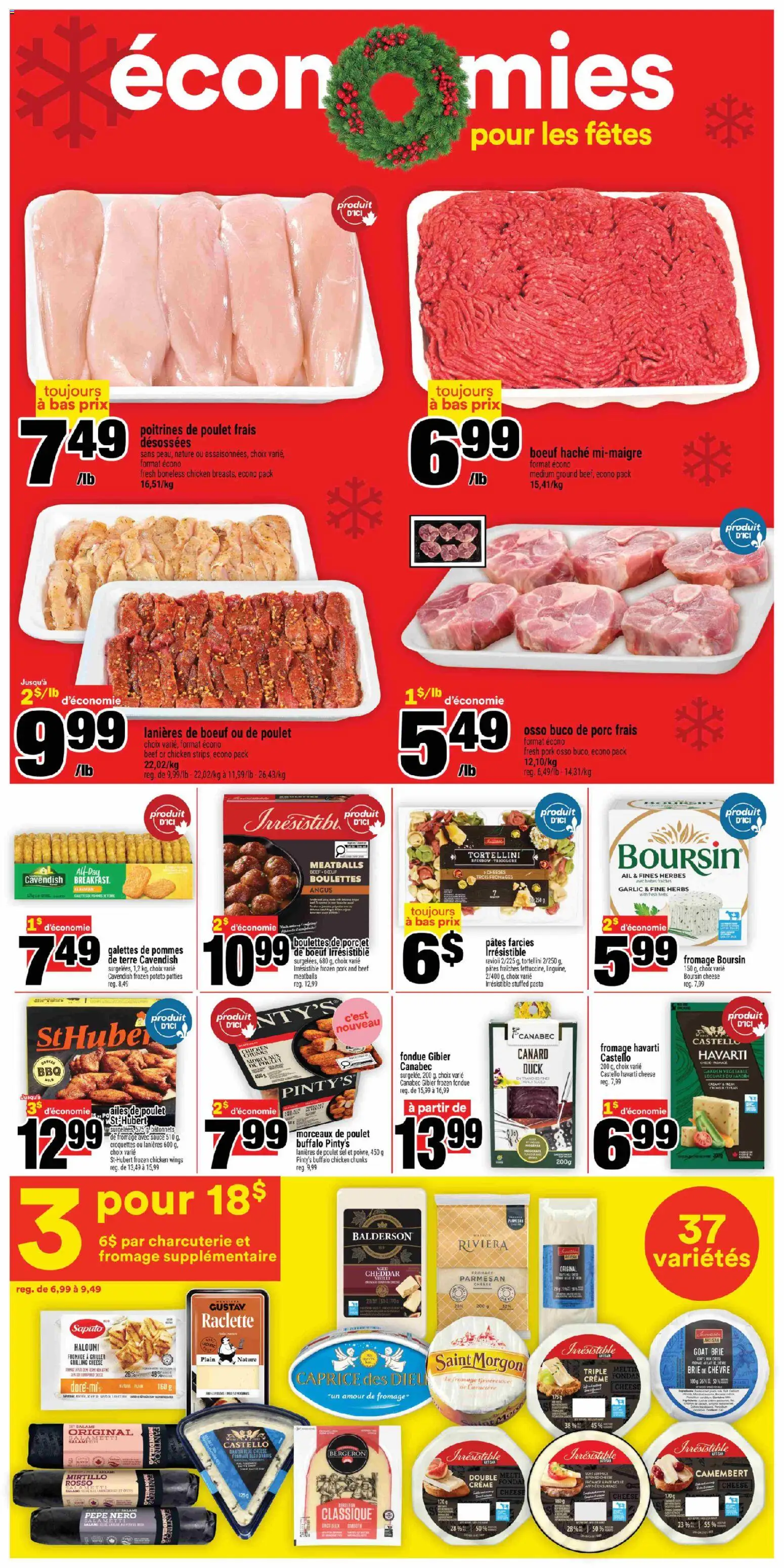 Super C flyer valid from 11.12.2025 | Page: 7 | Products: Beef, Chicken wings, Salami, Pork