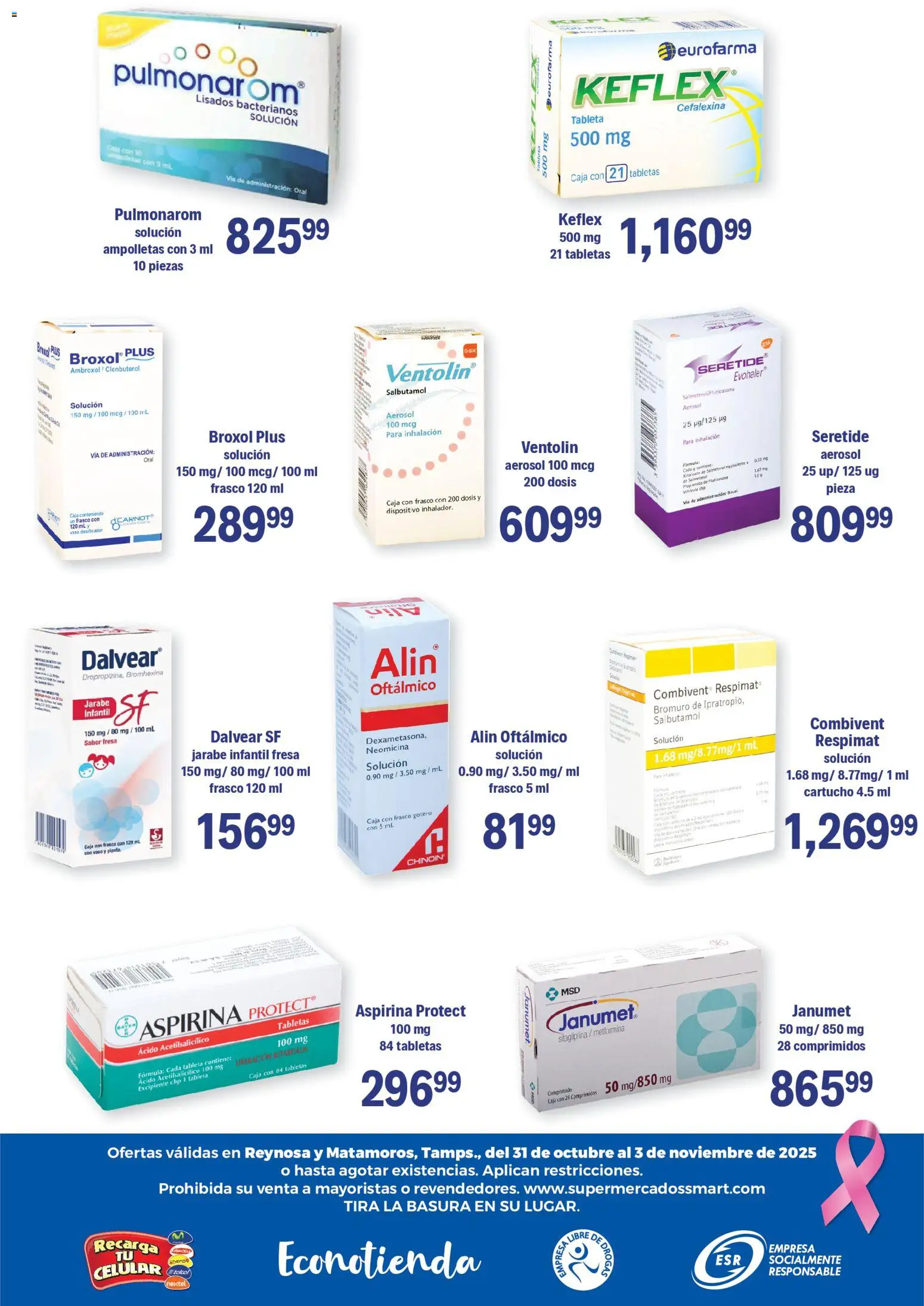 Nuevas ofertas de S-Mart válidas en toda la República Mexicana desde el 31.10.2025. ¡Encuentra las mejores ofertas en S-Mart folleto Ofertas de Feria Matamoros! | Página: 6 | Productos: Fresa, Frasco, Caja, Tableta