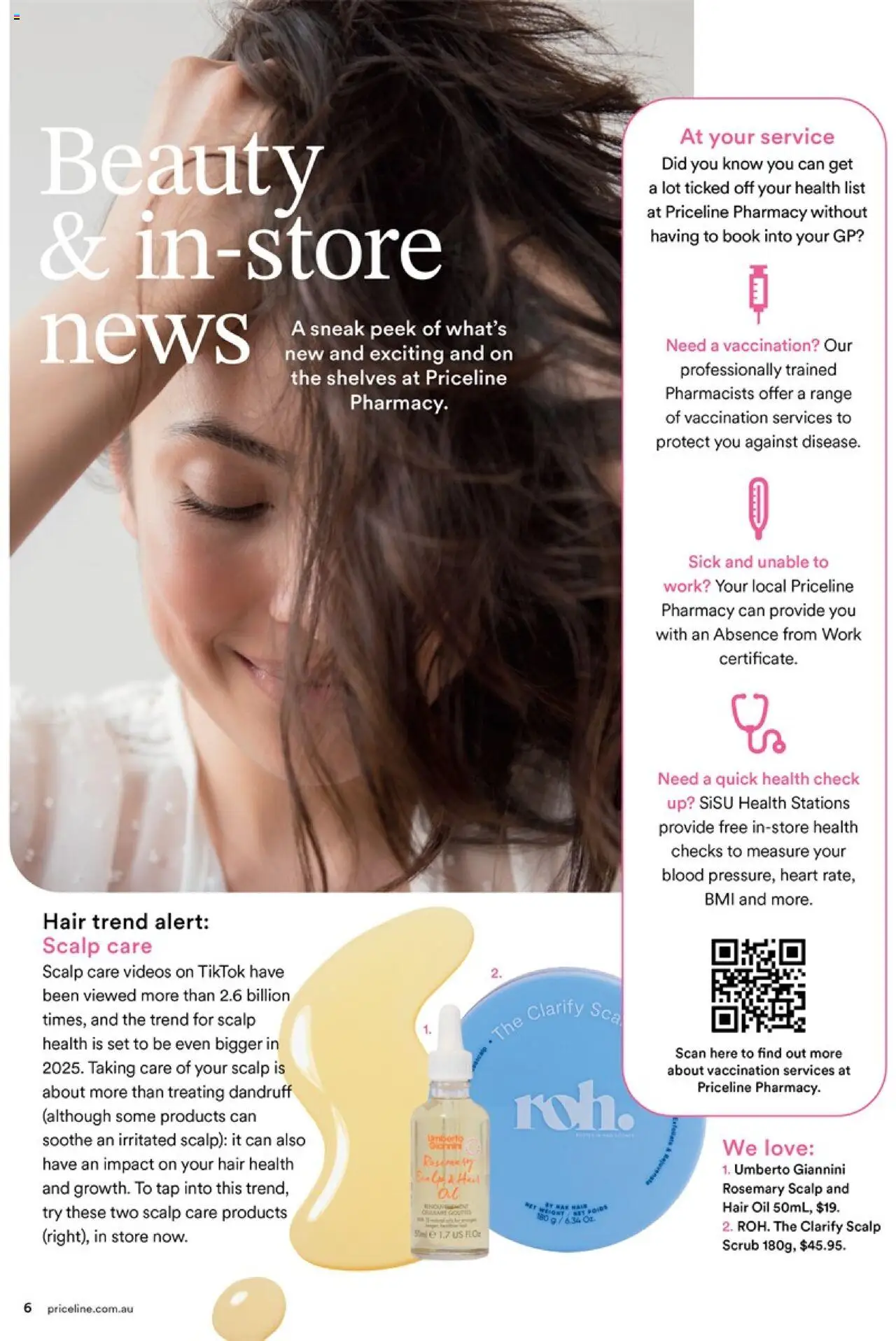 Priceline Pharmacy catalogue - valid from 20.02.2025 | Page: 6 | Products: Hair oil, Scrub, Tap, Scale
