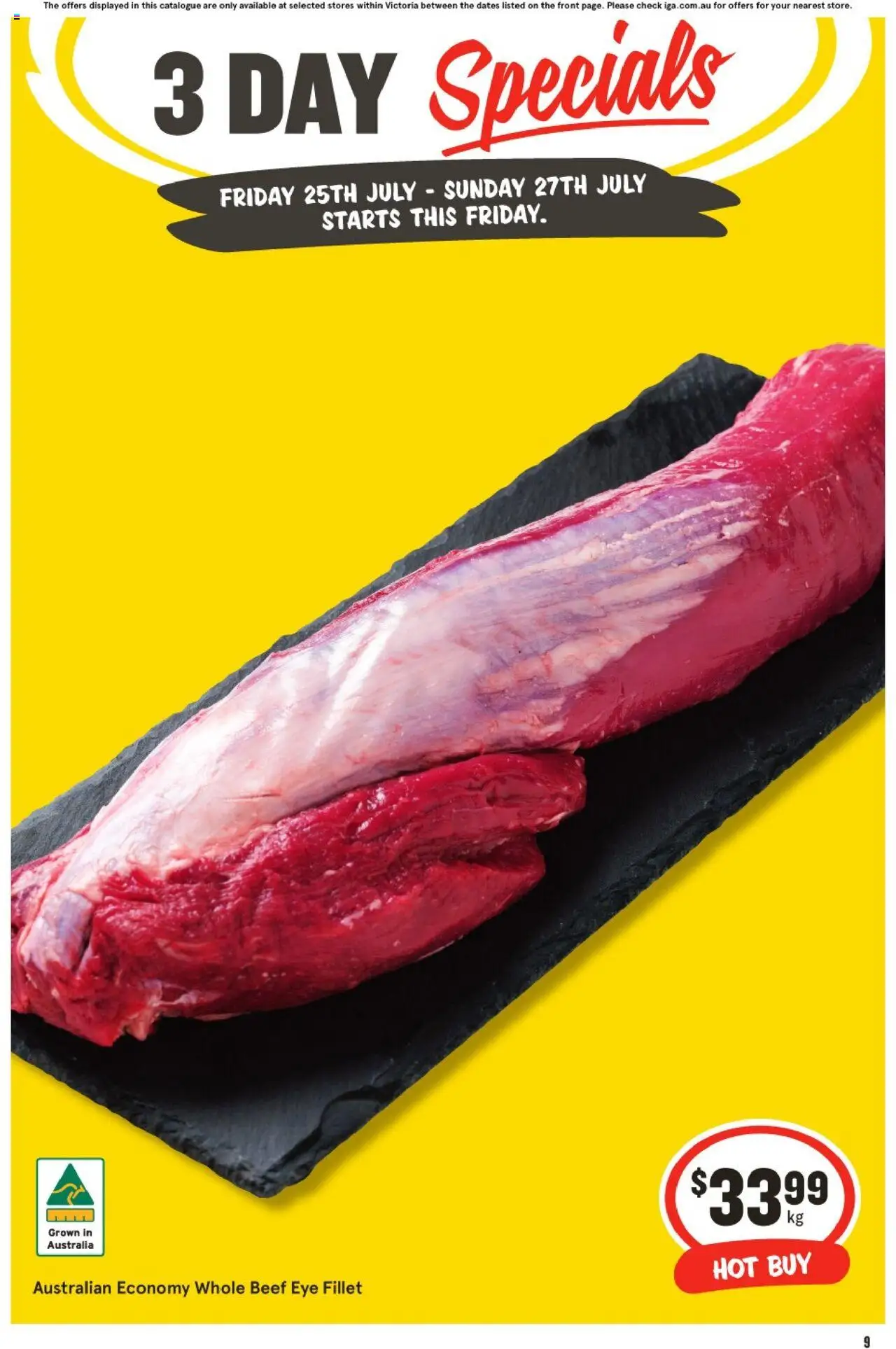 IGA catalogue - valid from 25.07.2025 | Page: 1 | Products: Beef
