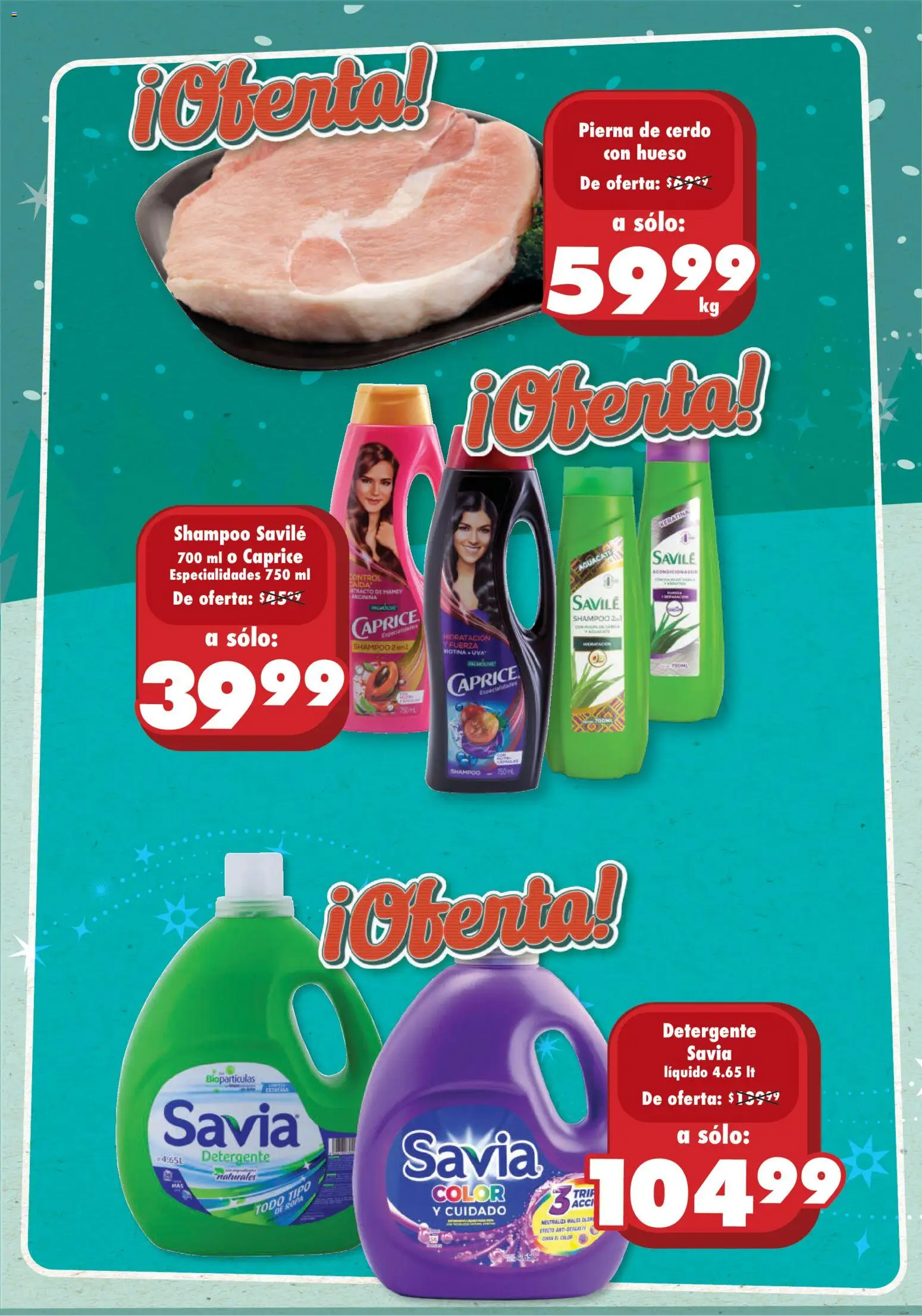 Nuevas ofertas de S-Mart válidas en toda la República Mexicana desde el 28.11.2025. ¡Encuentra las mejores ofertas en S-Mart folleto Ofertas de Feria Chihuahua! | Página: 1 | Productos: Aguacate, Cerdo, Ropa, Acondicionador