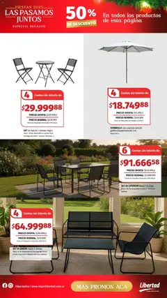 Vista previa Hipermercado Libertad - Especial Regalos válido desde el 04.12.2025 | Página: 16 | Productos: Rosario, Mesa, Sombrilla