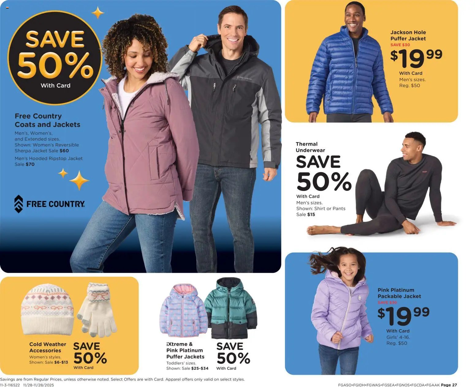 Fred Meyer Black Friday  - valid from 28.11.2025 | Page: 28 | Products: Shirt, Jacket, Pants, Underwear