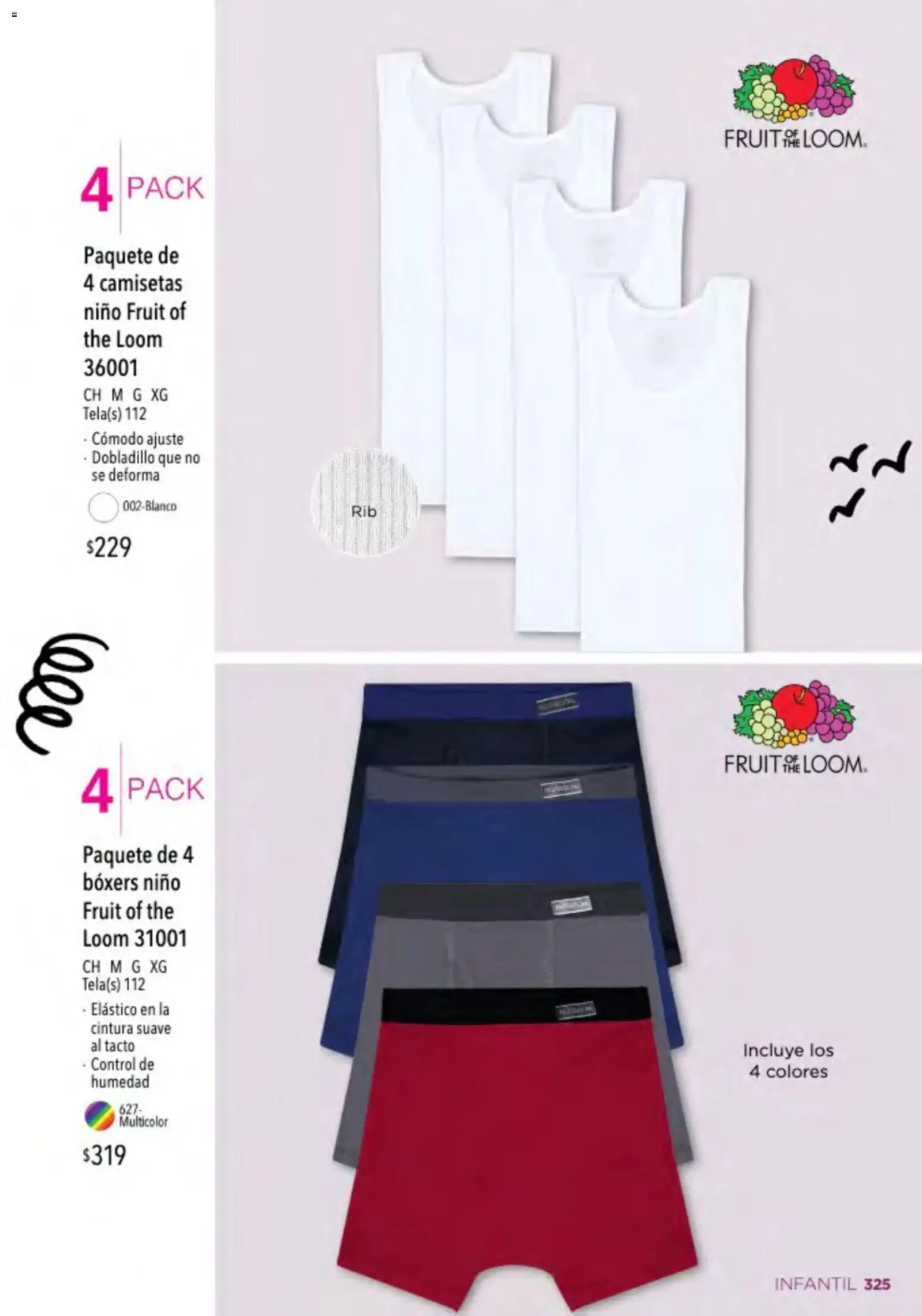 Nuevas ofertas de Ilusión válidas en toda la República Mexicana desde el 01.03.2026. ¡Encuentra las mejores ofertas en Ilusión catálogo Primavera! | Página: 327 | Productos: Boxers