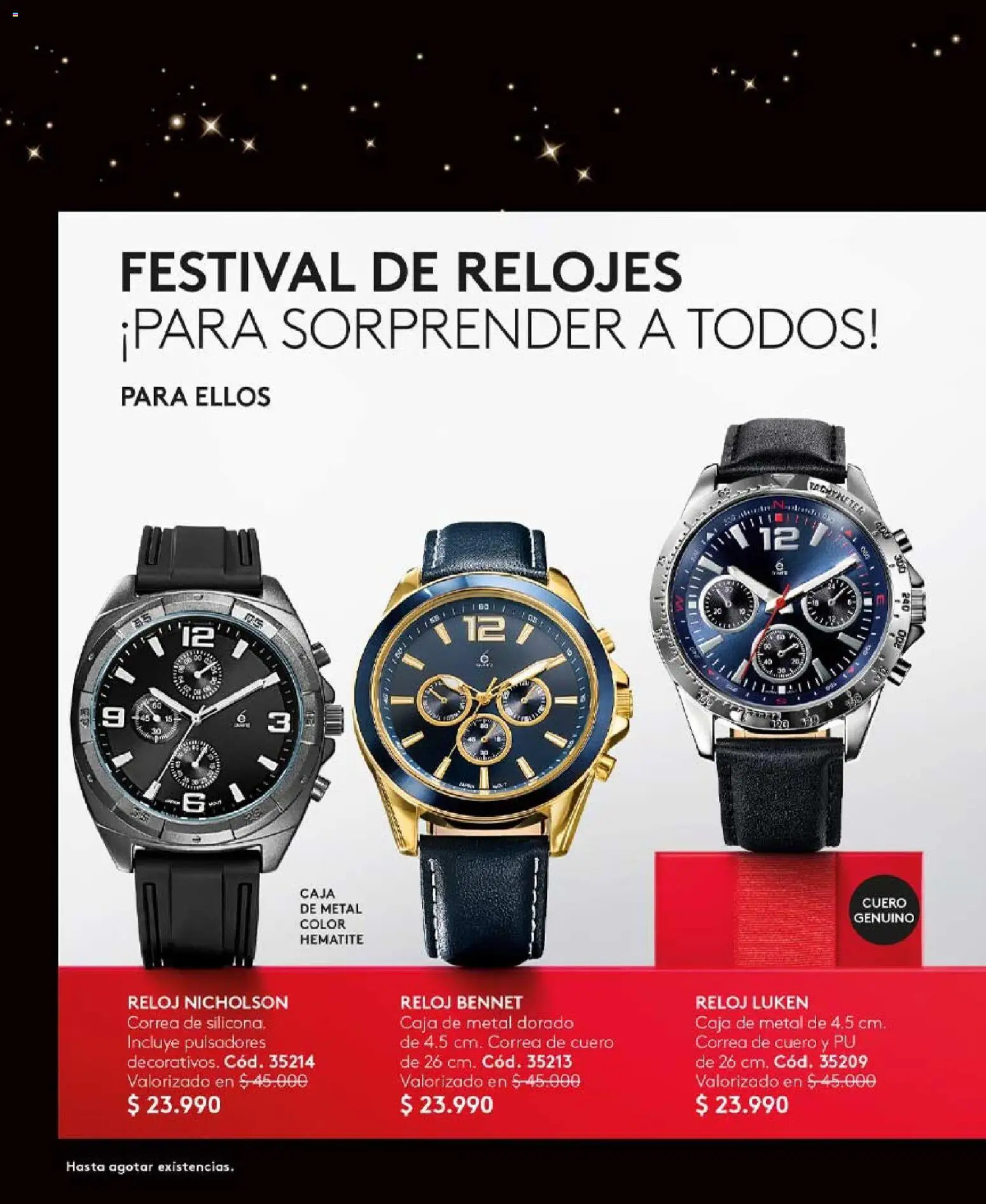 Catálogo Ésika Campaña 18 │ válido desde el 01.12.2025 | Página: 76 | Productos: Caja, Reloj