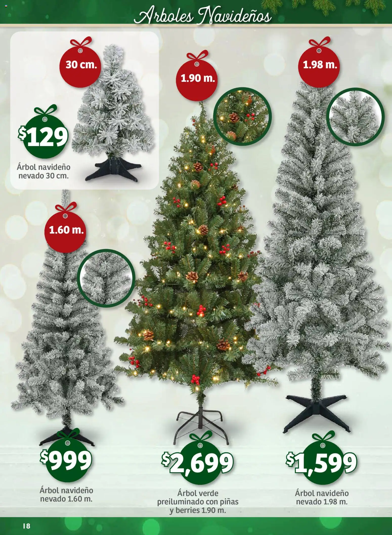 Nuevas ofertas de Soriana válidas en toda la República Mexicana desde el 25.09.2025. ¡Encuentra las mejores ofertas en Soriana - Decoración Navideña Mercado Nacional! | Página: 18