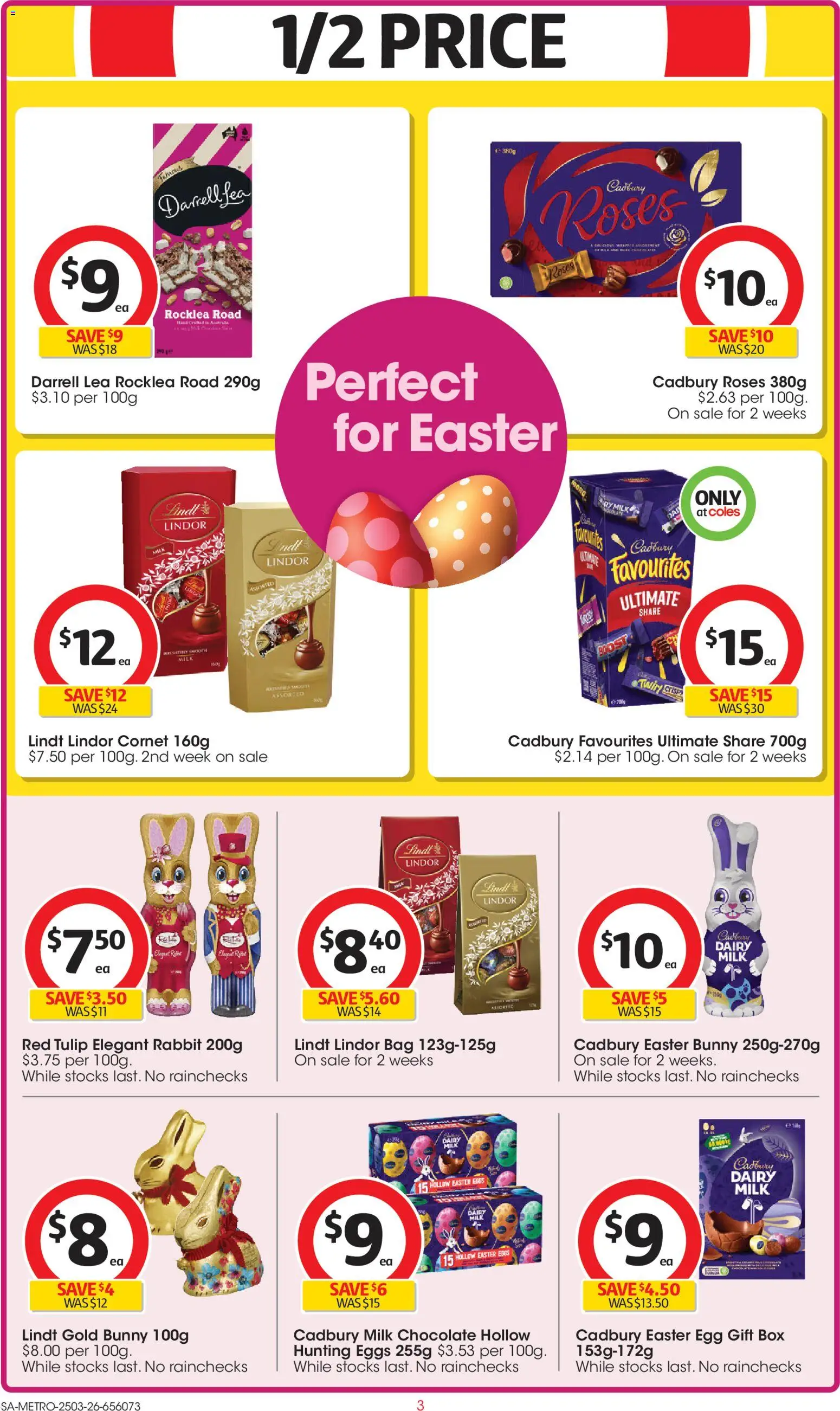 Coles catalogue - valid from 25.03.2026 | Page: 3 | Products: Box, Milk, Dairy, Eggs