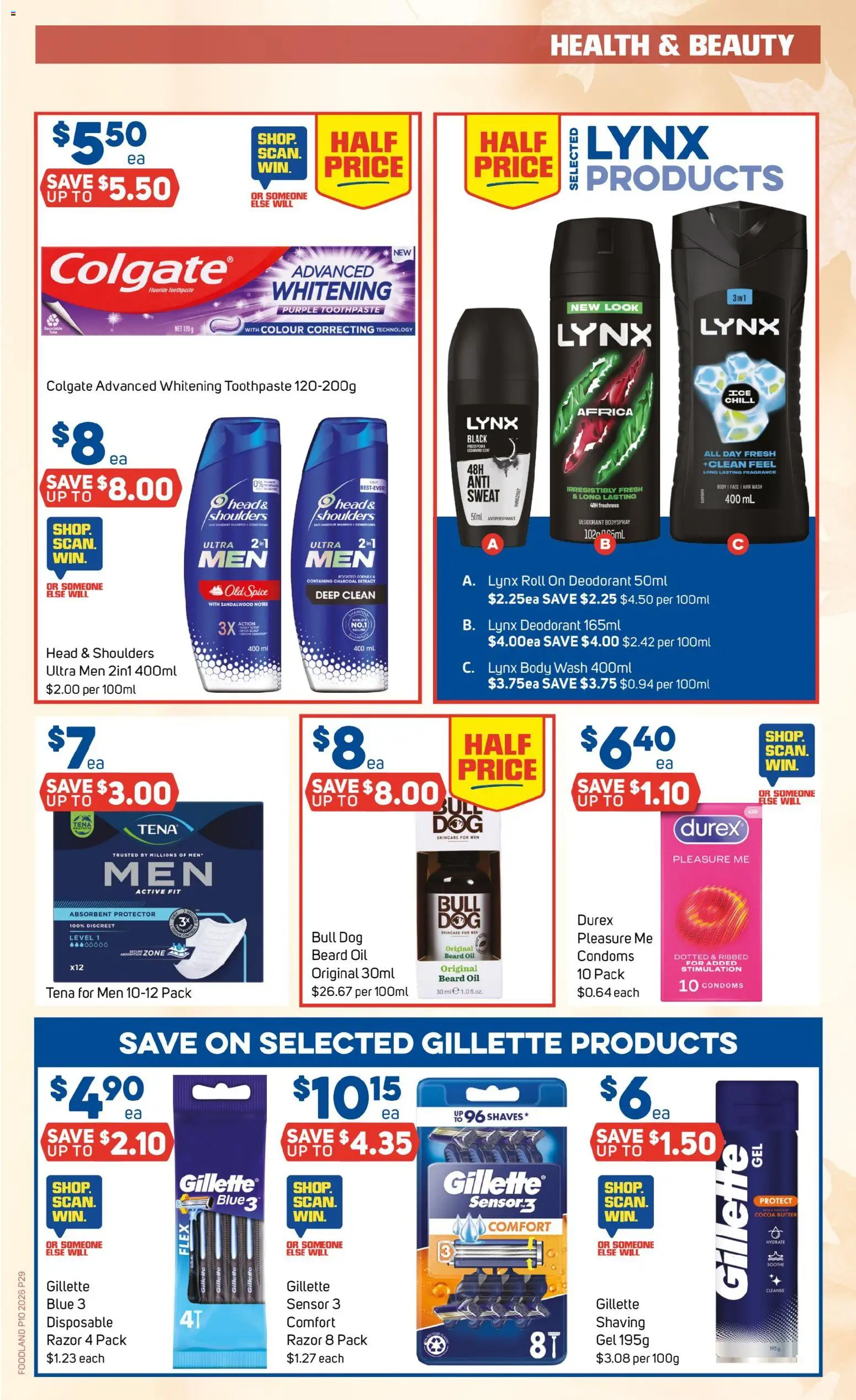 Foodland catalogue - valid from 04.03.2026 | Page: 29 | Products: Fragrance, Butter, Oil, Toothpaste