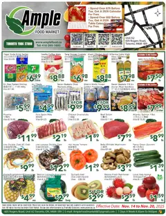 Preview of Ample Food Market - Weekly flyer Toronto York from shop Ample Food Market valid from 14.11.2025