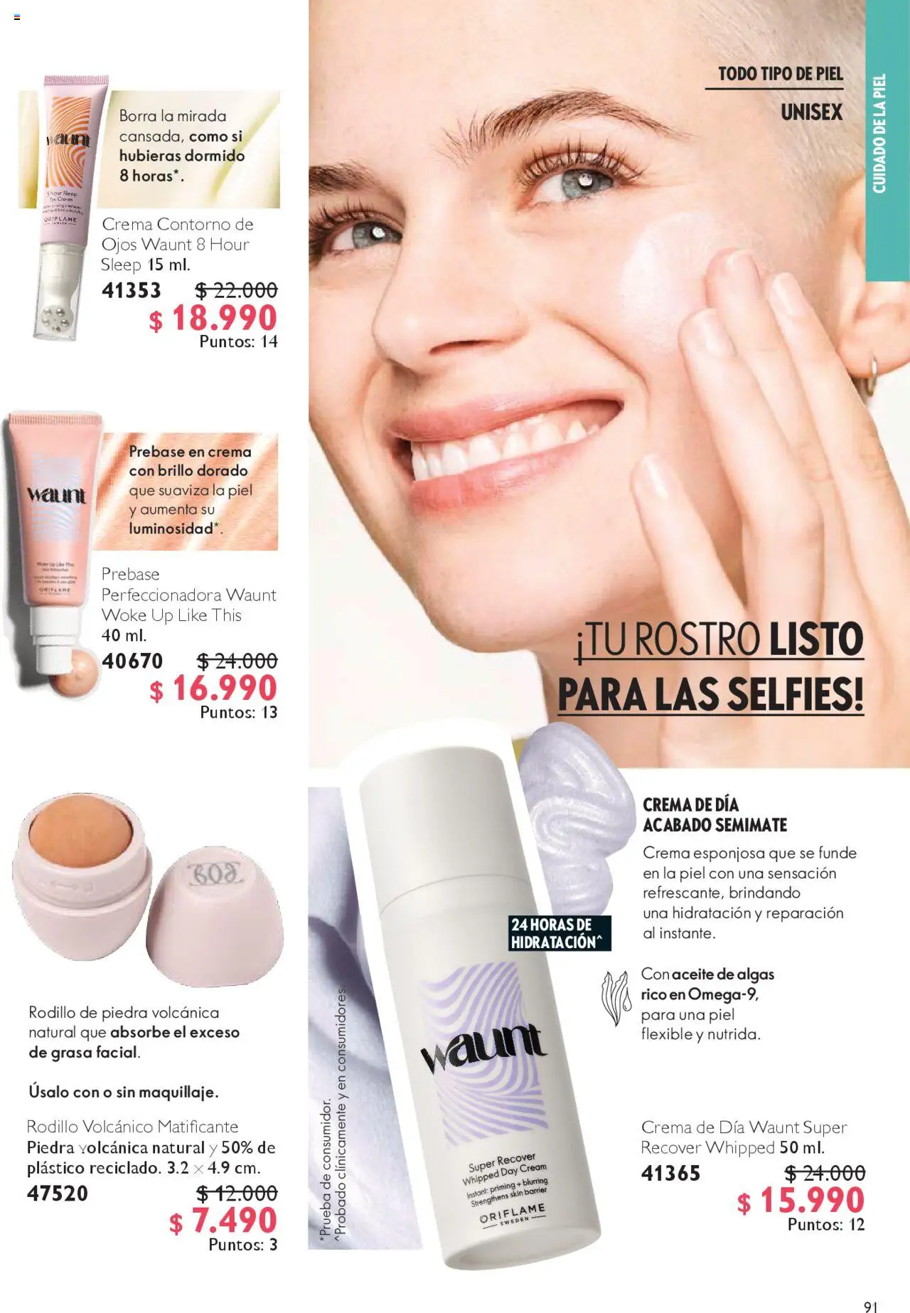 Oriflame catálogo │ válido desde el 04.10.2025 | Página: 91 | Productos: Brillo, Aceite, Rodillo, Contorno de ojos