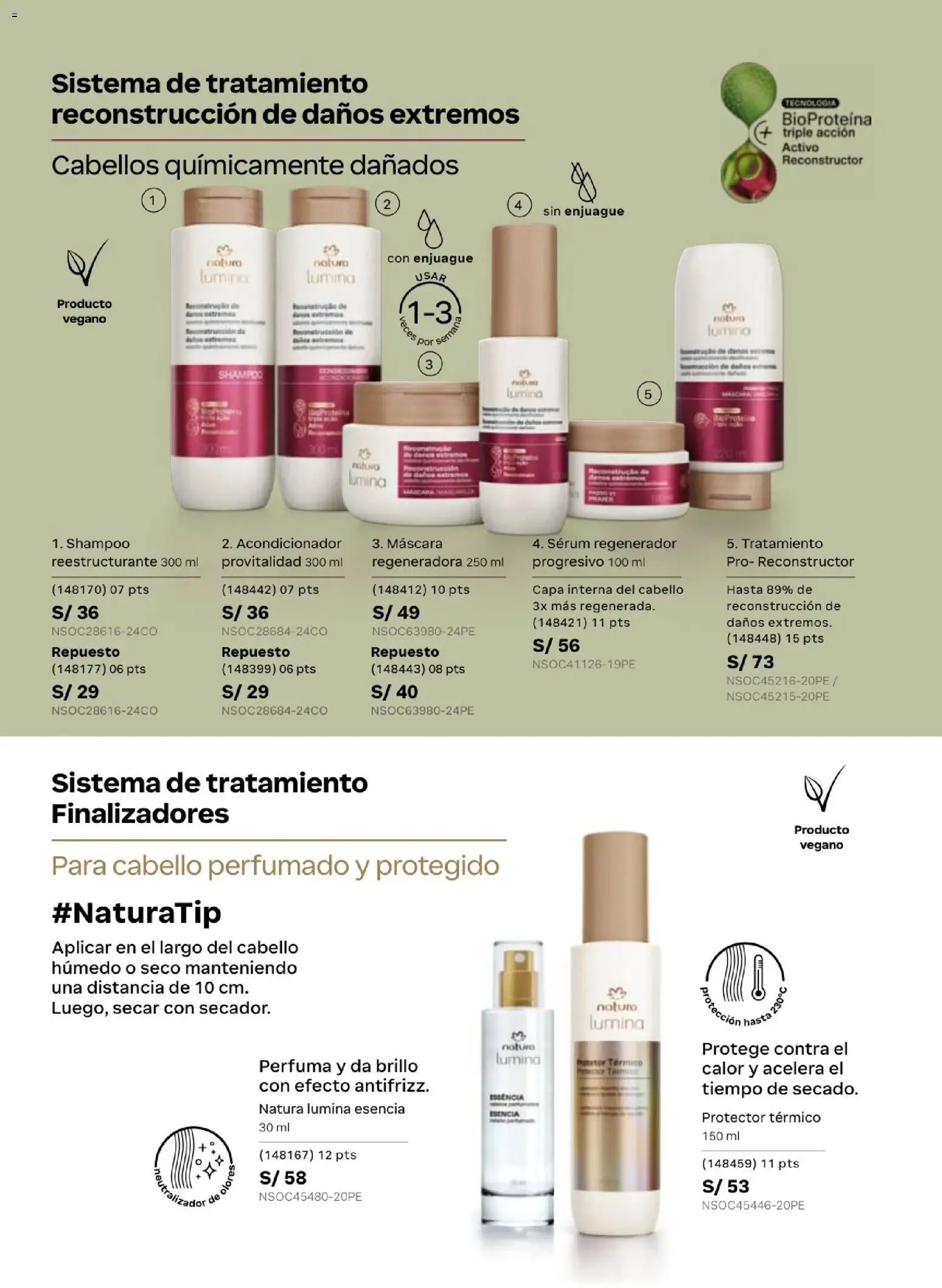 Catálogo Natura válido desde 20.02.2026 | Página: 118 | Productos: Máscara, Shampoo, Acondicionador
