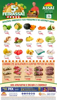 Assaí Atacadista ofertas - GO - Pré-Visualização do folheto da loja Assaí Atacadista, válido de 26.03.2026