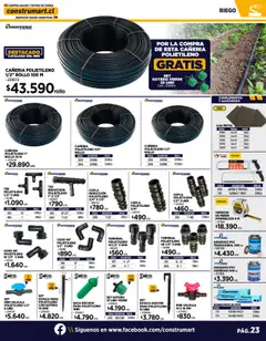 Construmart ofertas  │ válido desde el 02.09.2025 | Página: 23 | Productos: Cañeria, Lija