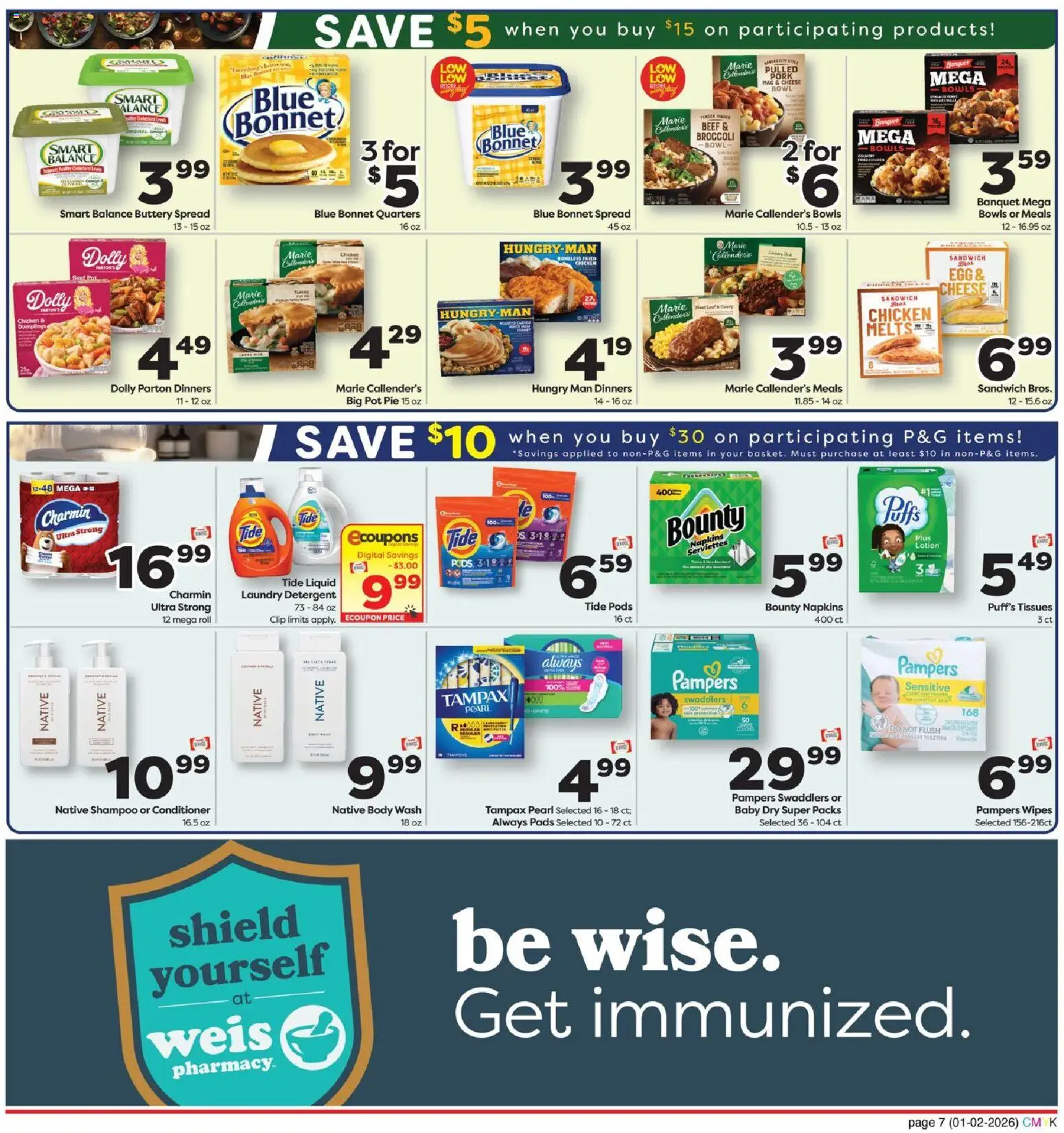 Weis Monthly Ad - valid from 02.01.2026 | Page: 9 | Products: Broccoli, Clip, Conditioner, Beef