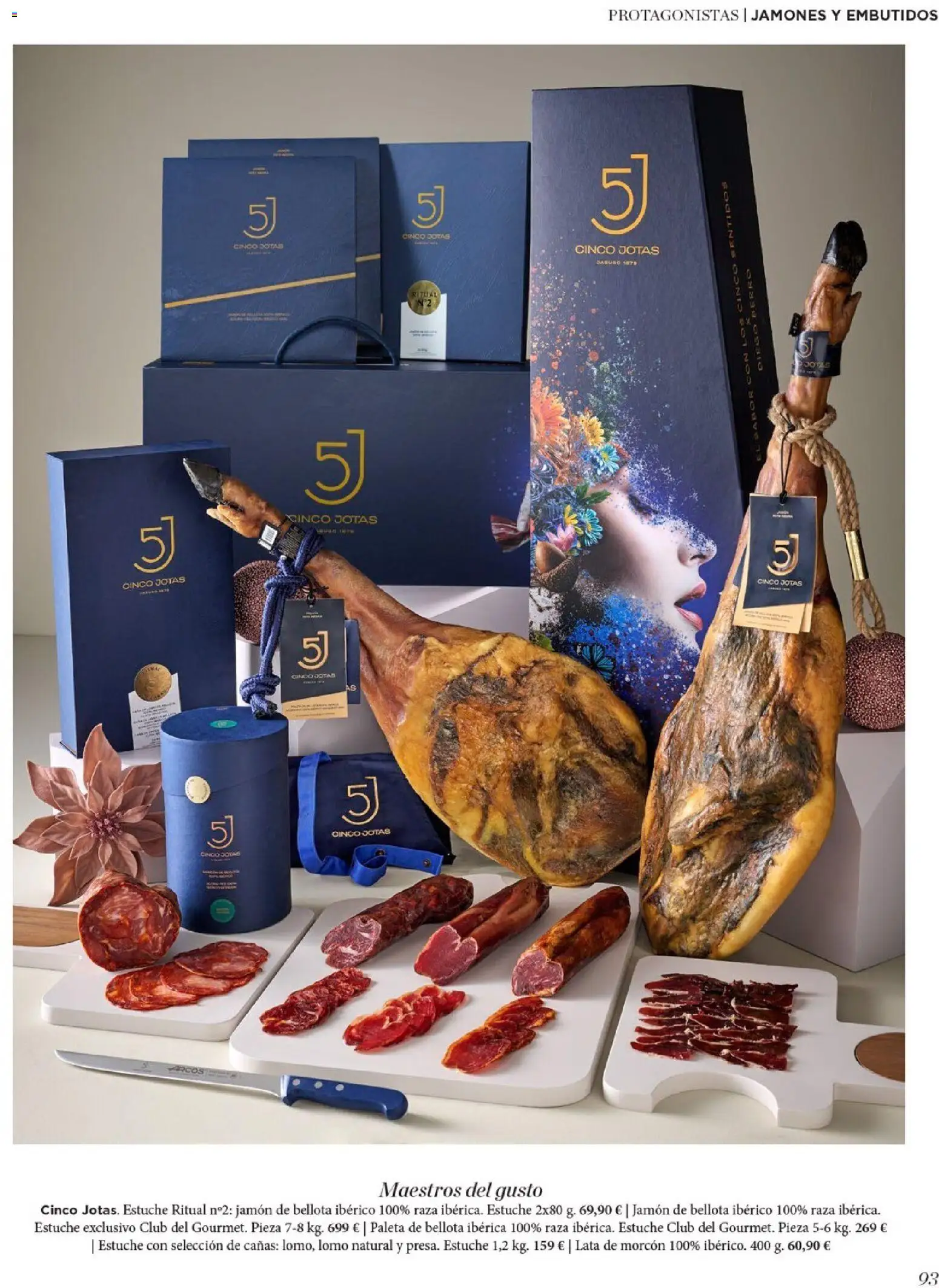 Nuevas ofertas de El Corte Inglés válidas en toda la República Mexicana desde el 19.11.2025. ¡Encuentra las mejores ofertas en El Corte Inglés catálogo El Placer De Regalar! | Página: 93 | Productos: Paleta, Estuche, Jamón