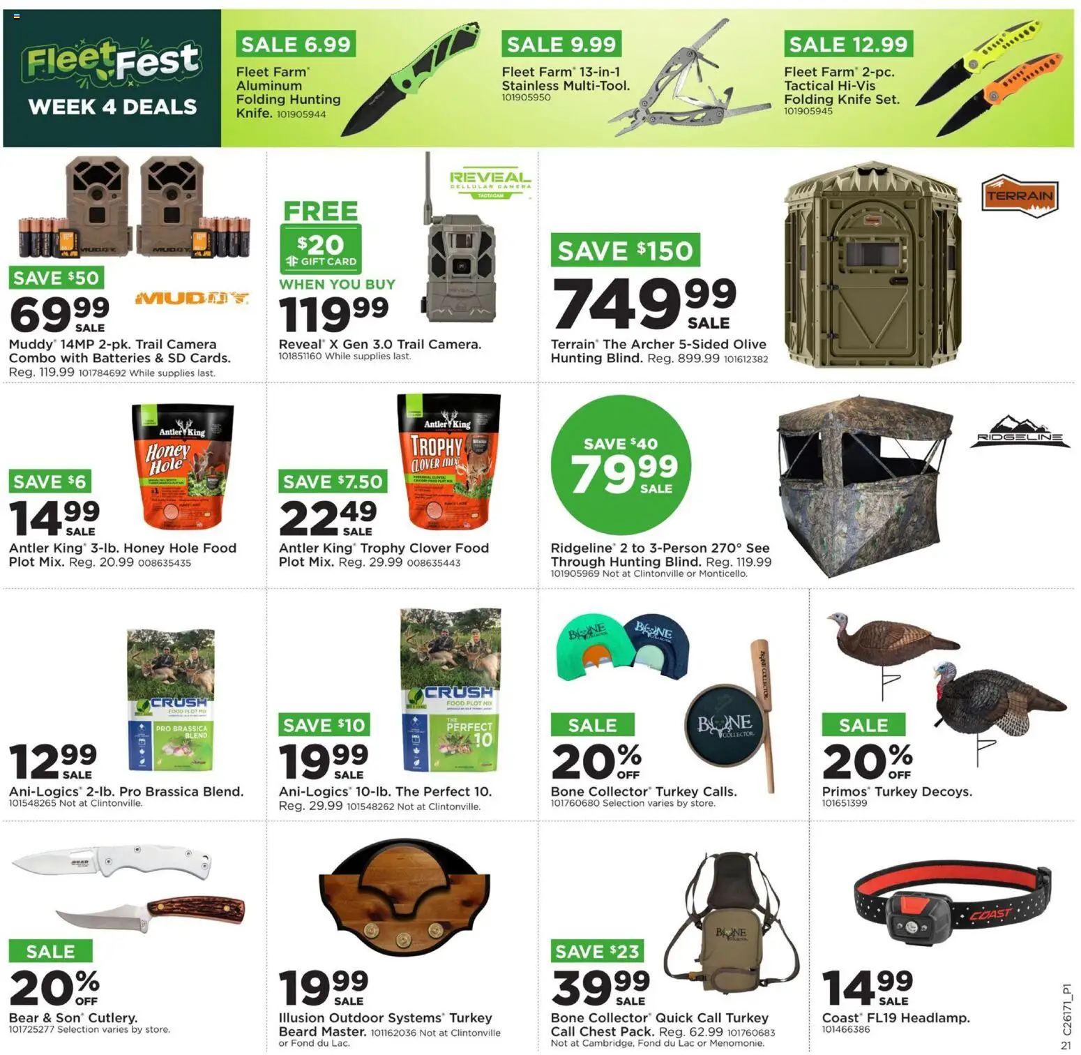 Mills Fleet Farm Weekly Ad - valid from 20.04.2026 | Page: 30 | Products: Camera, Trail Camera